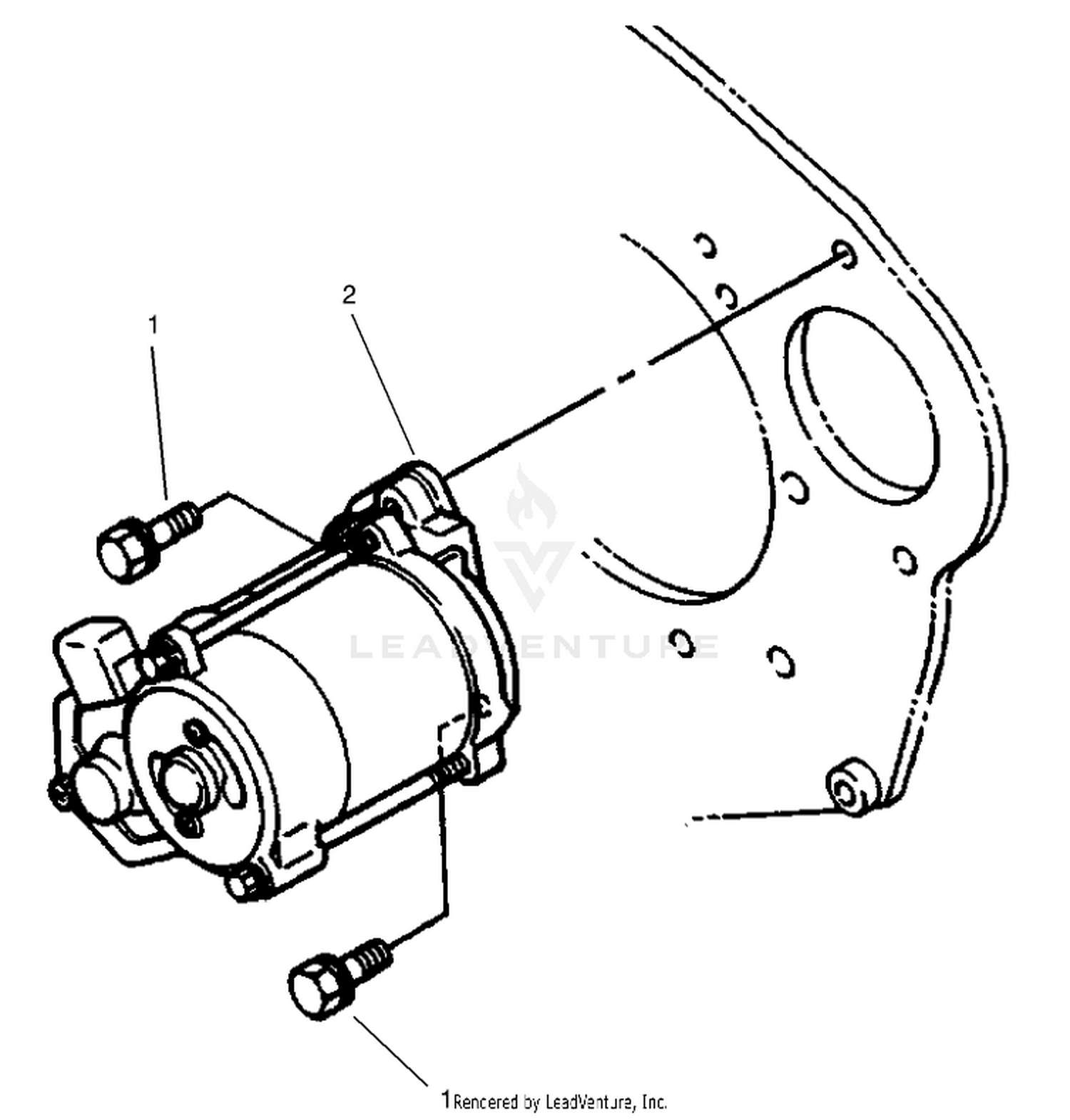 Starter Mount Assembly