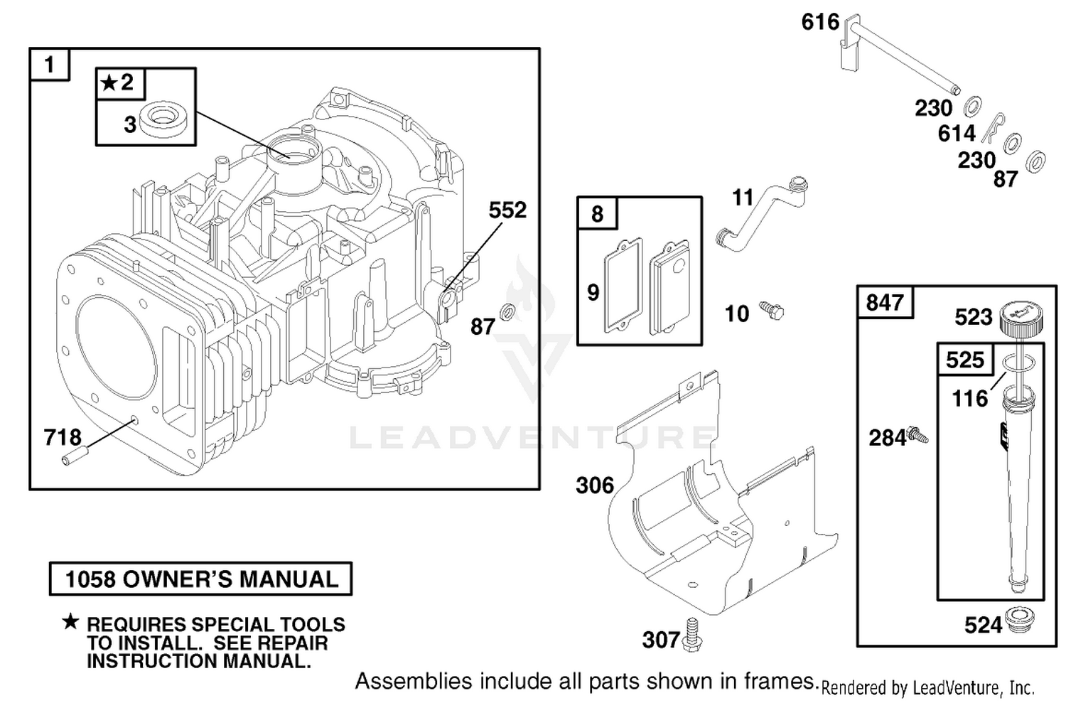 Engine Briggs  Stratton Model 28q777-0690-E1