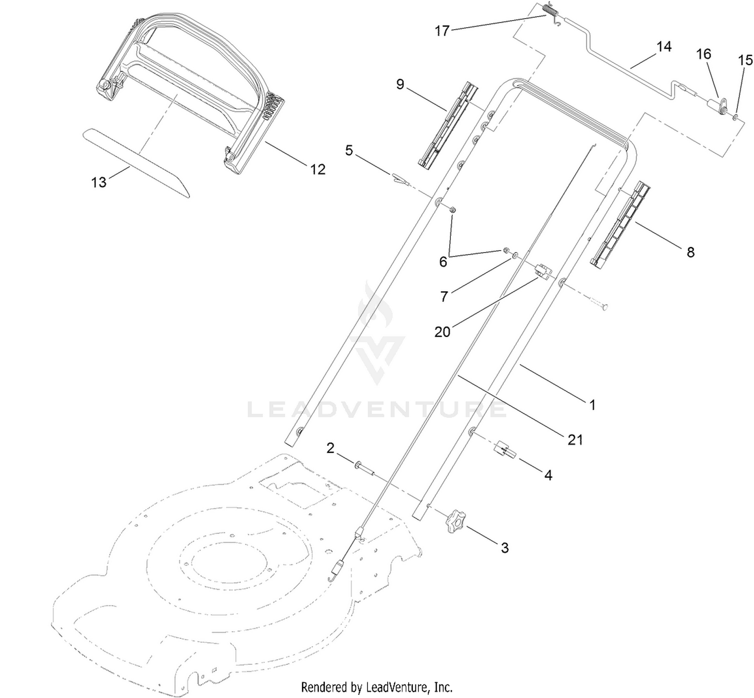 Upper Handle Assembly