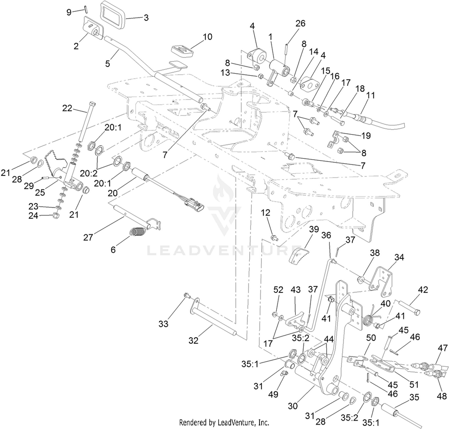 Control Pedal Assembly