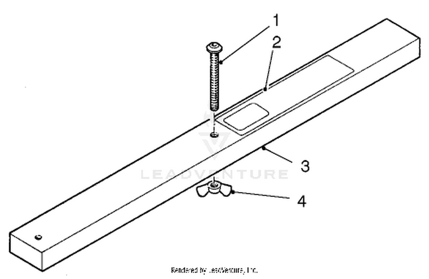 Special Tools Gauge Bar Assembly No. 59-7900