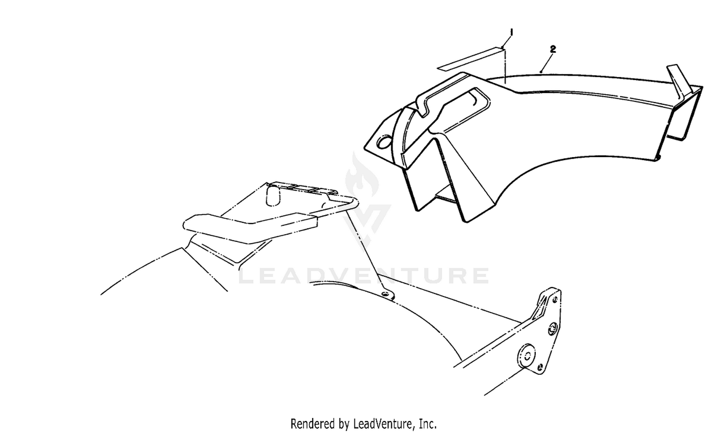 Side Discharge Chute Model No 59168 (optional)