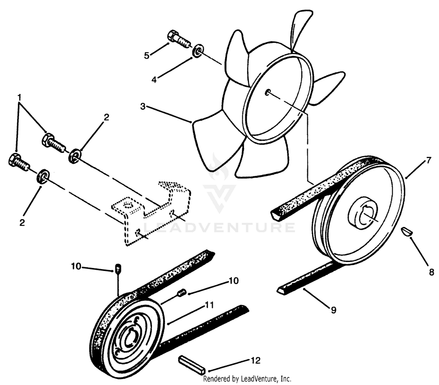 Drive Belt And Pulleys