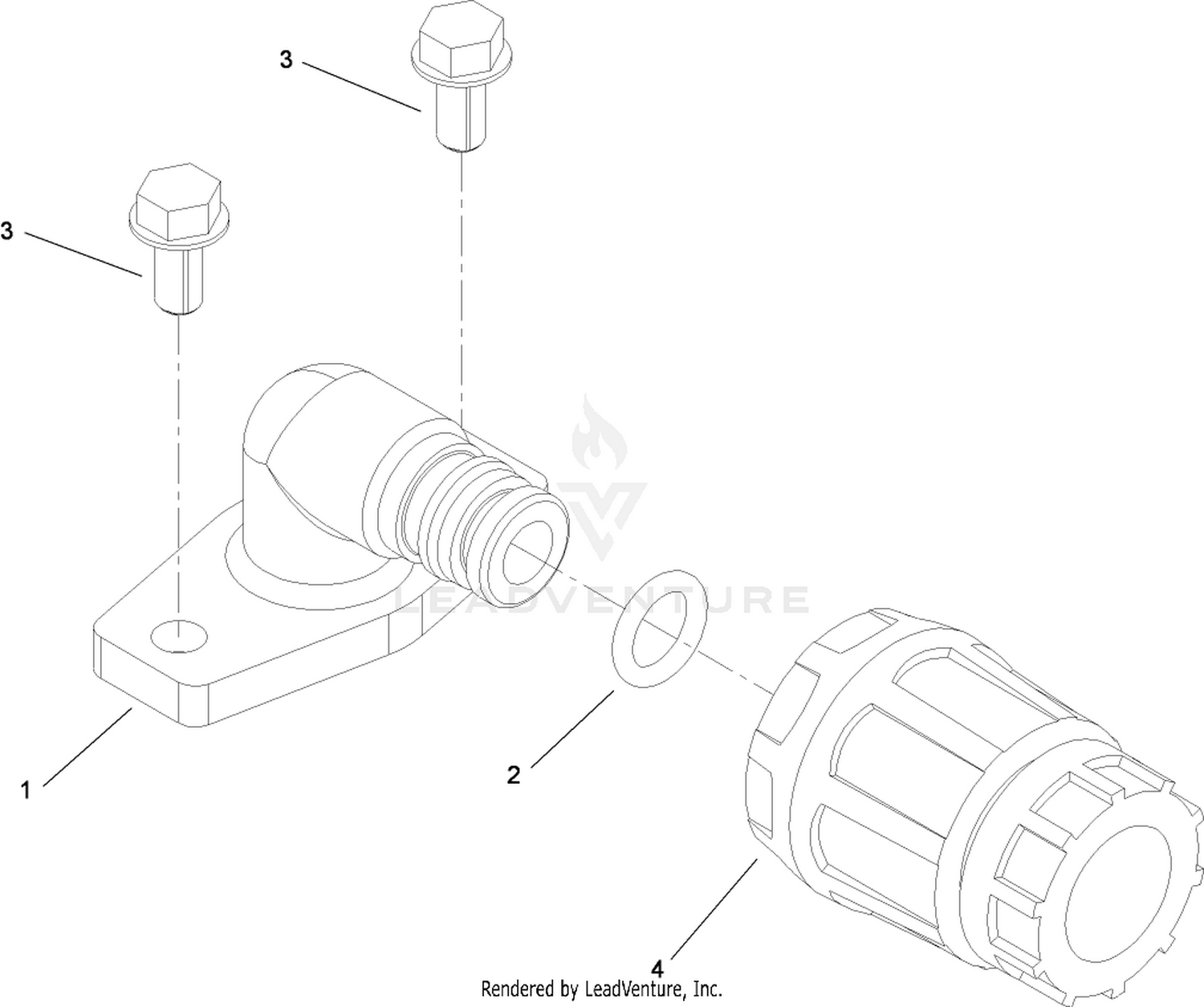 Washerout Port Assembly No. 109-6393