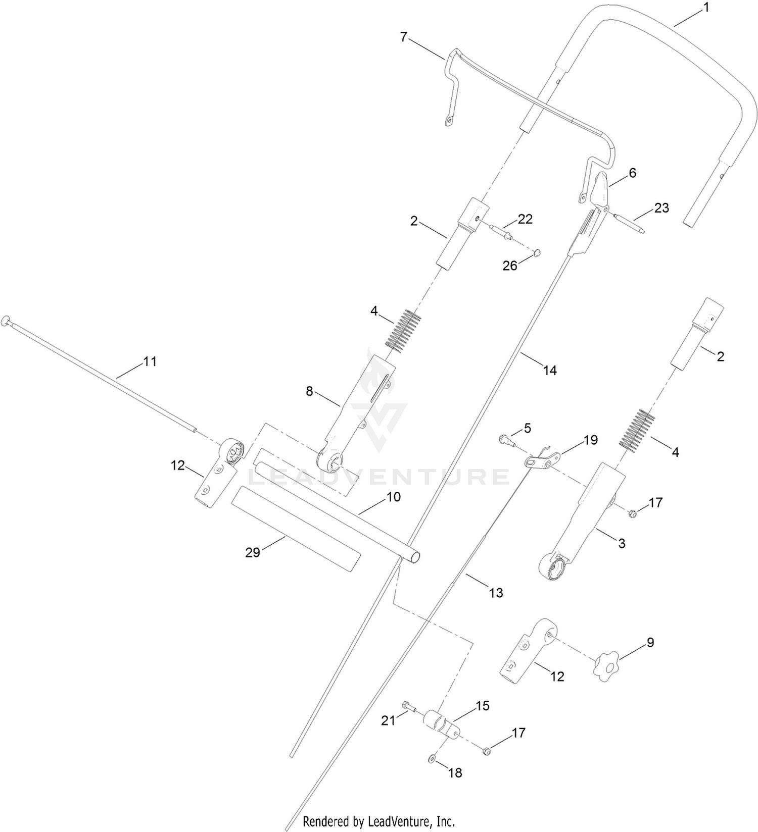 Upper Handle Assembly