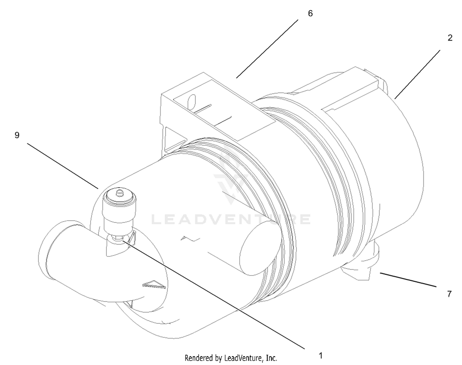 Air Cleaner Assembly No. 104-3427
