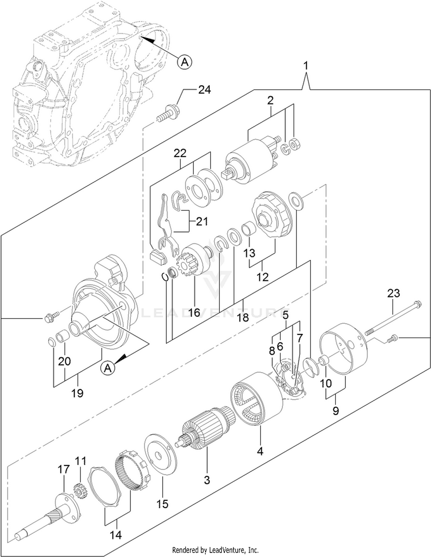 Starting Motor Assembly