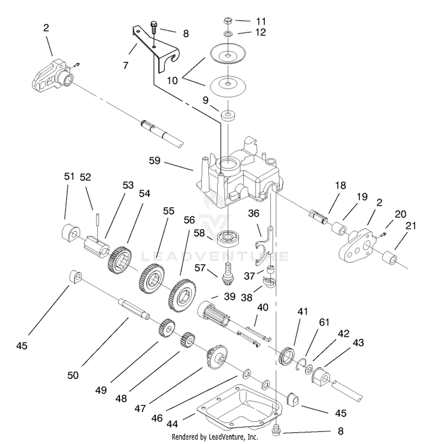 Gear Case Assembly