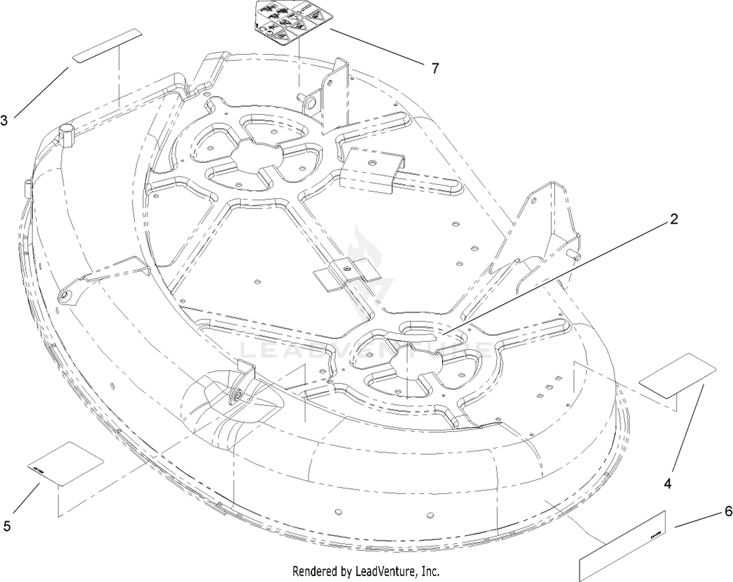 42in Deck Assembly No. 110-1890