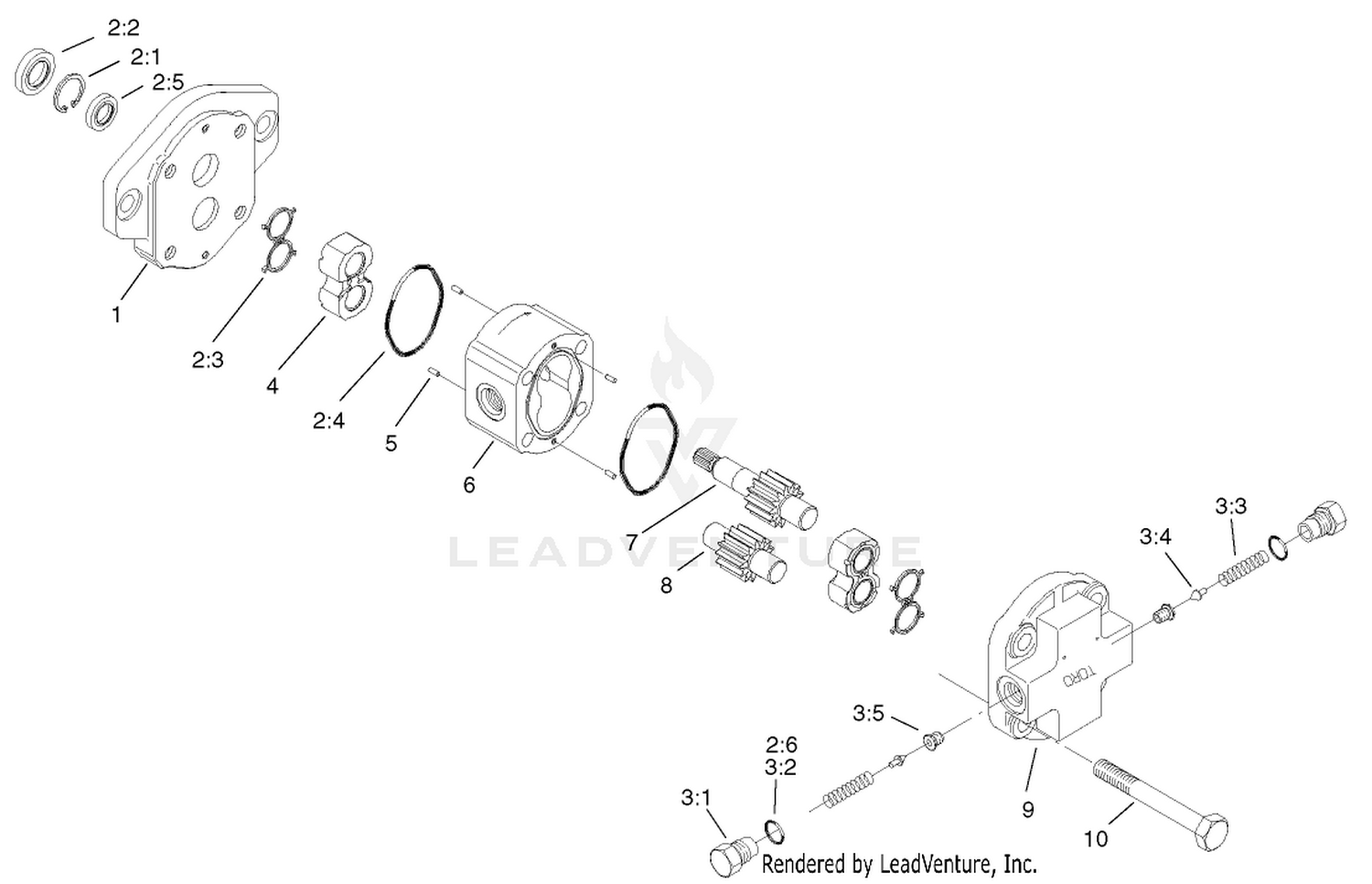 Hydraulic Motor Assembly No. 105-9820