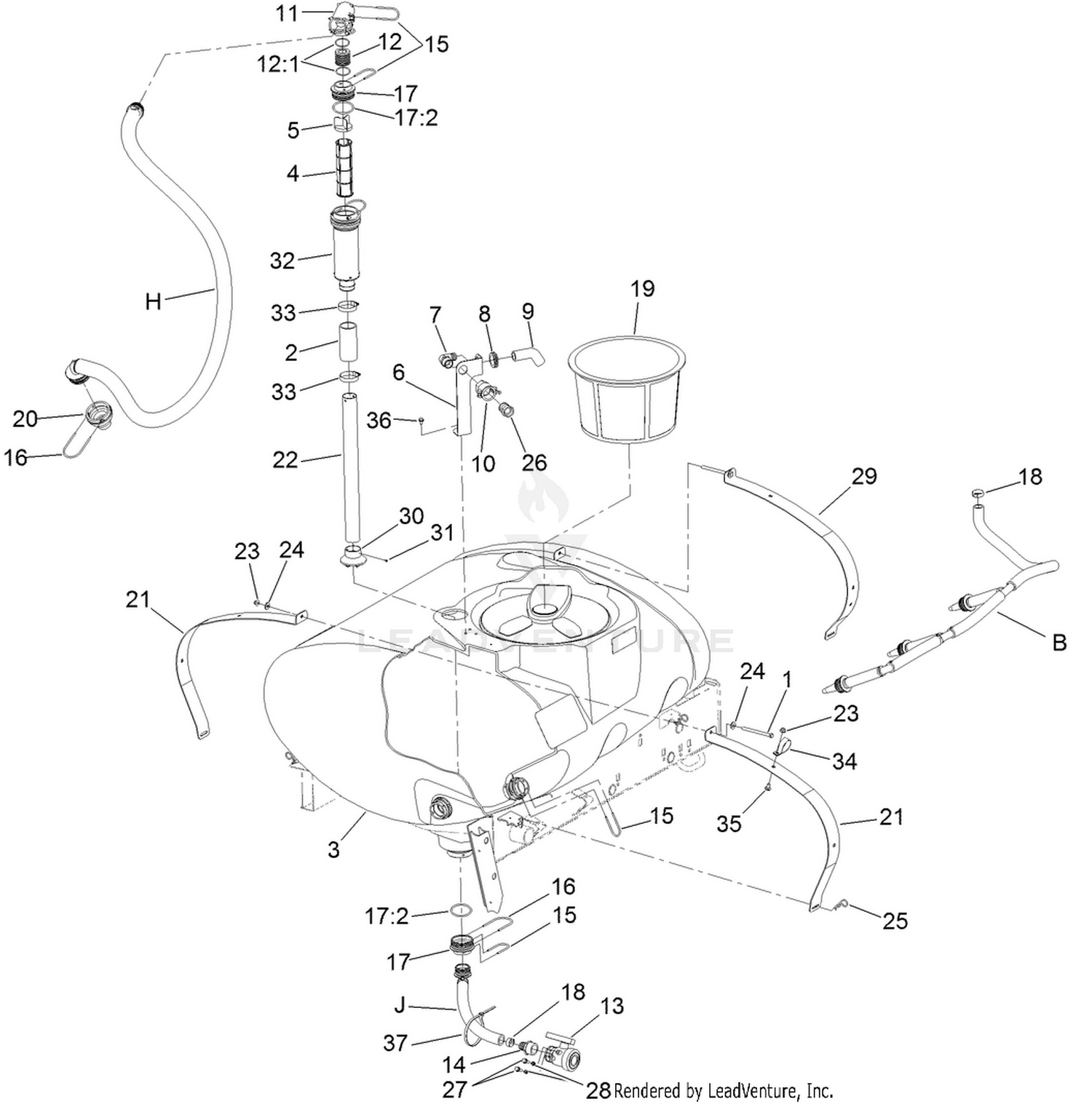Spray Tank Assembly