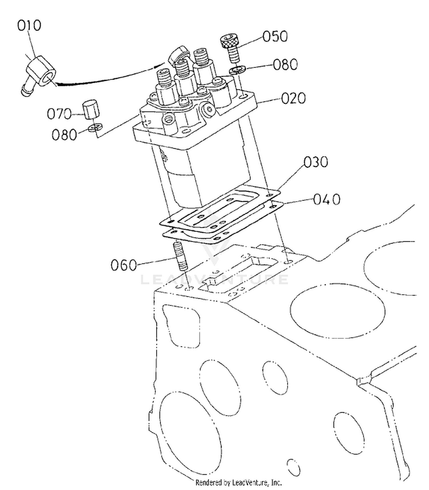 Injection Pump Assembly Engine Assembly No. 104-3448