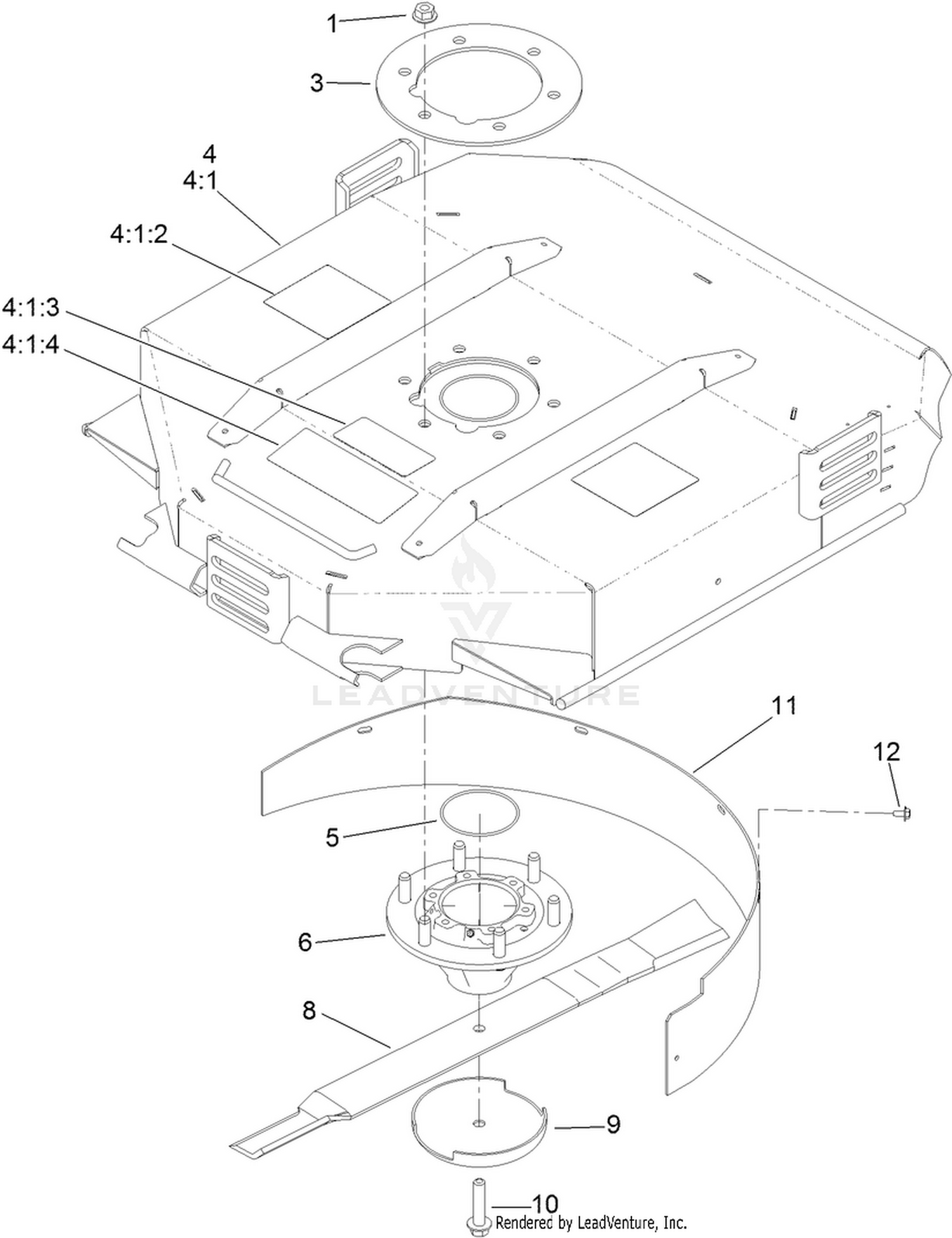 Chamber, Blade and Spindle Assembly