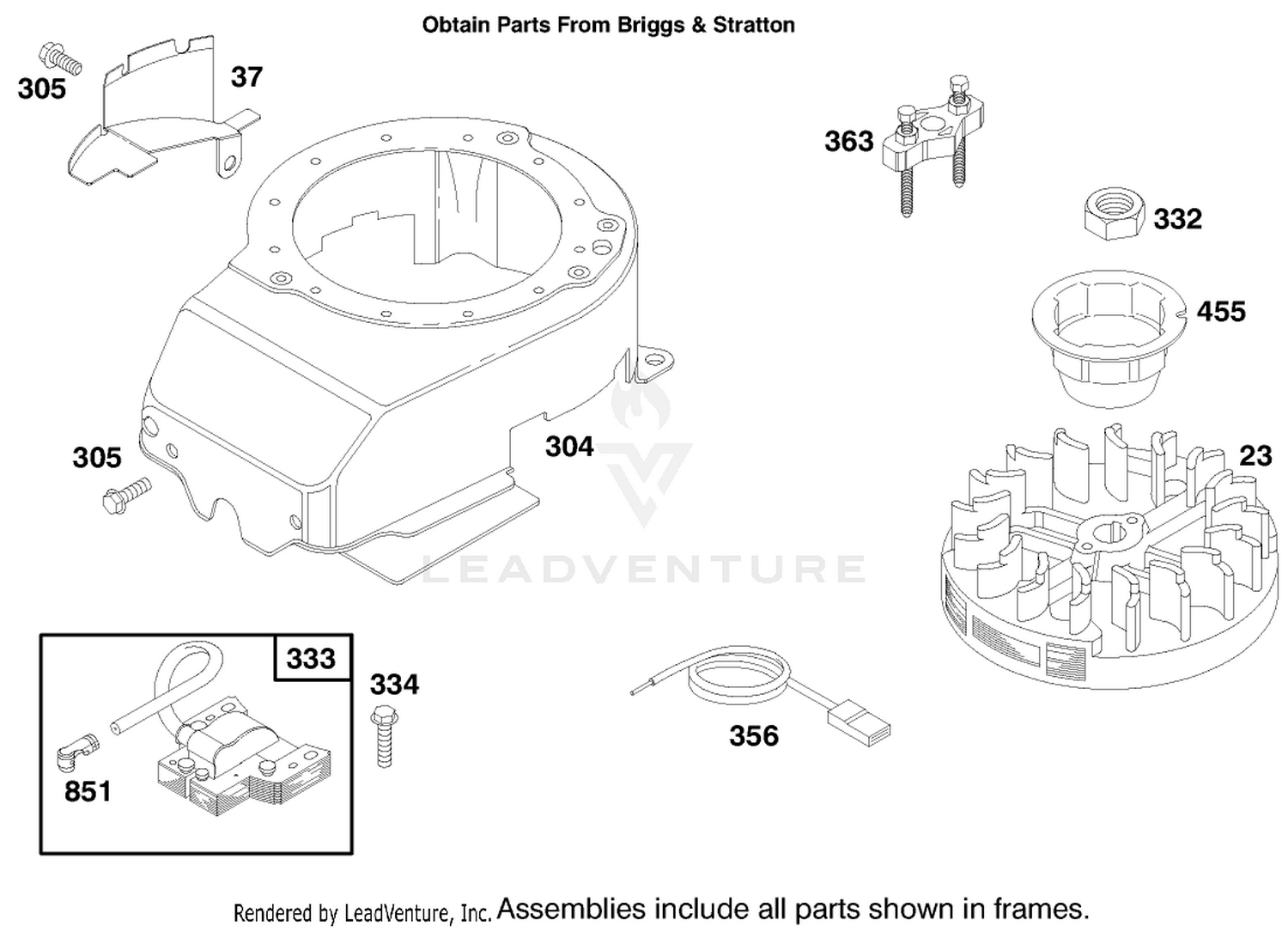 Engine Briggs  Stratton Model 12f802-0667-01 7