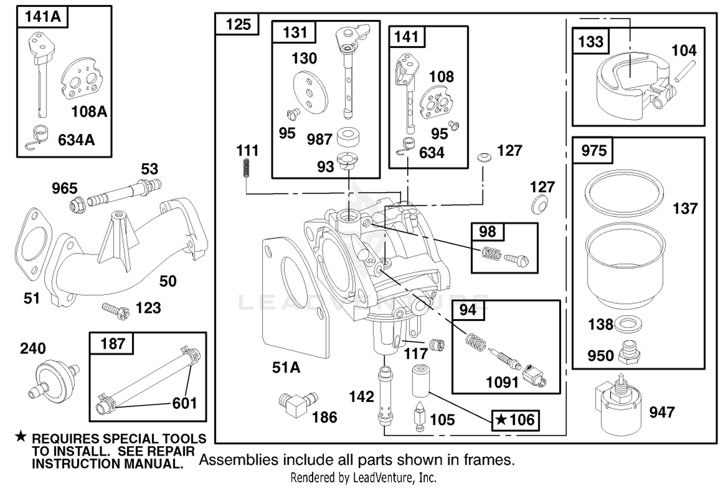 Engine Briggs  Stratton Model 28n777-1174-E1 4