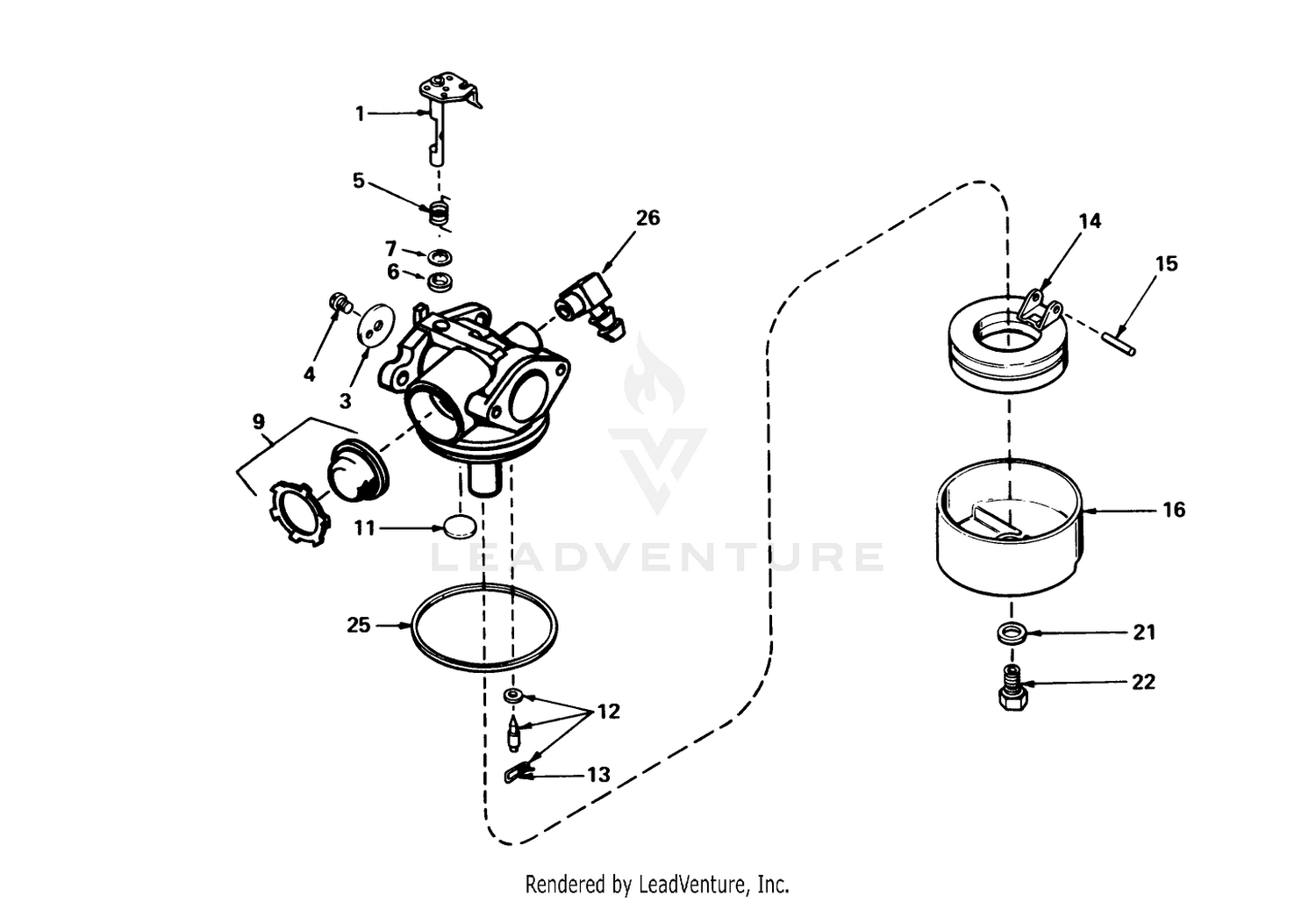 Carburetor No. 632098
