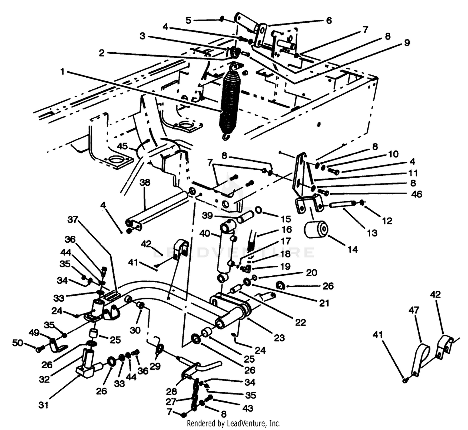 Rear Lift Arms Assembly