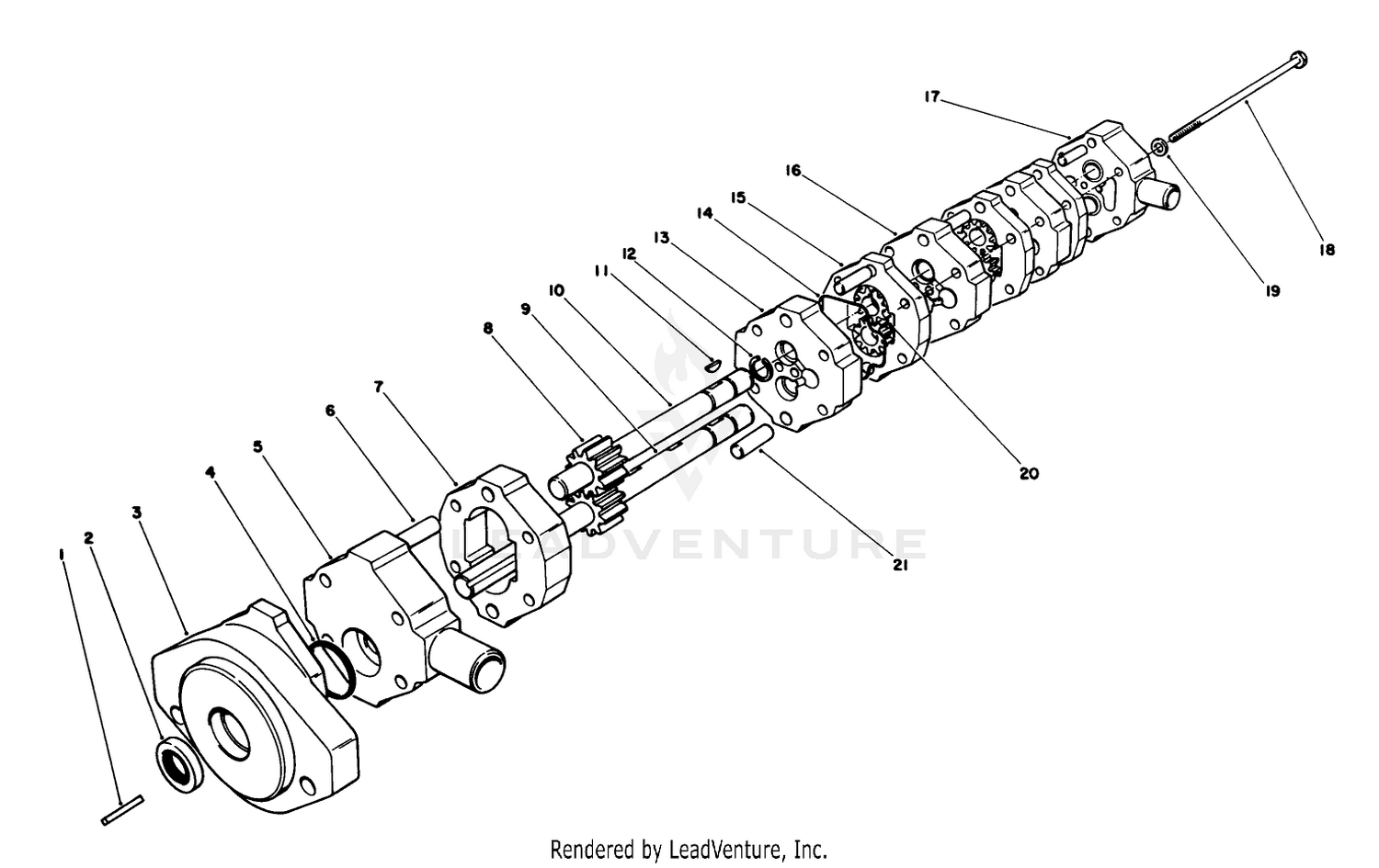 Traction Pump (greenmaster 300 Model No. 04345-51176  Up)