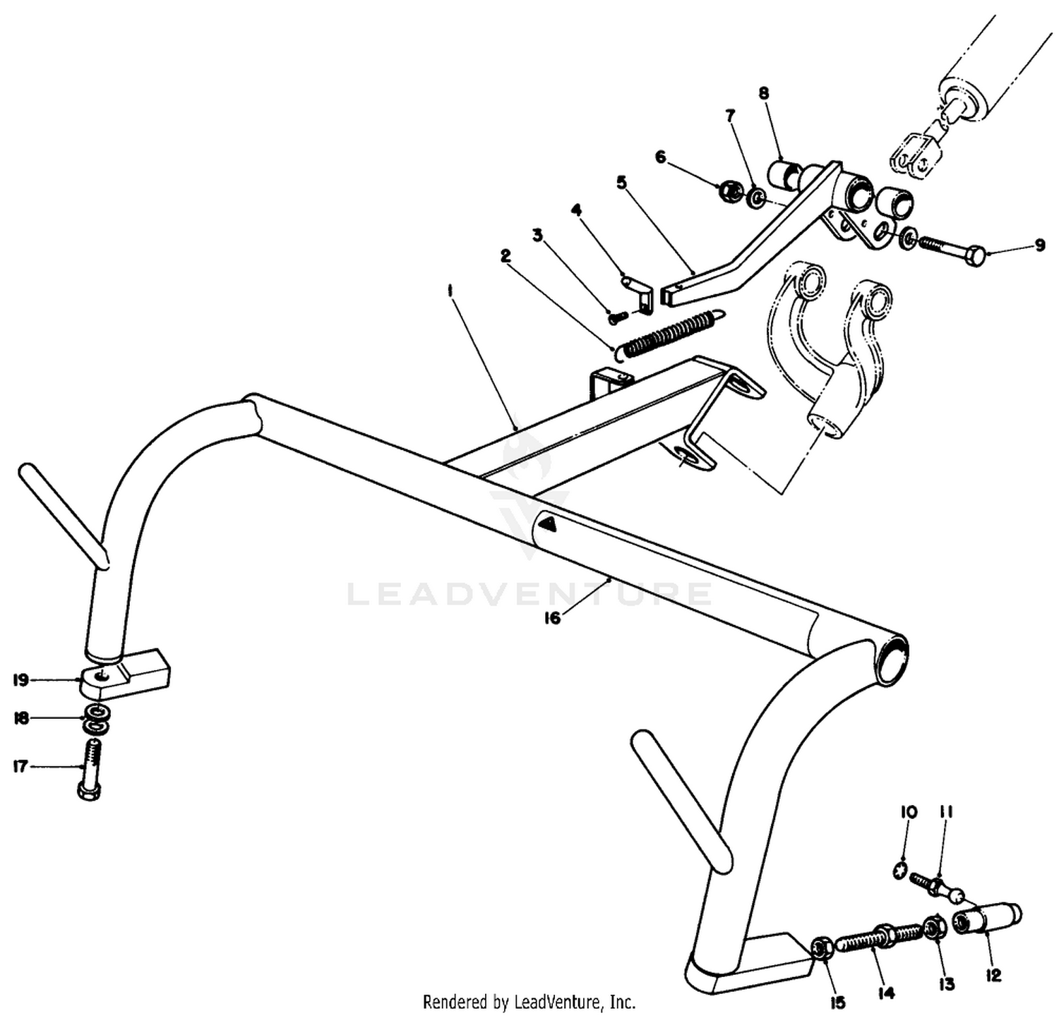 Direct Suspension Pull Frame Kit Model No. 04452 (optional) (continued)