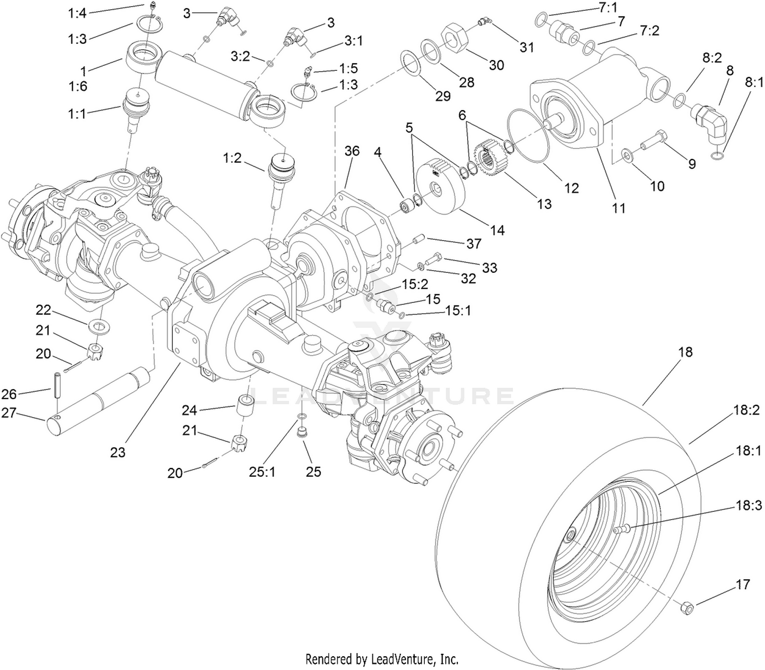Rear Axle Assembly