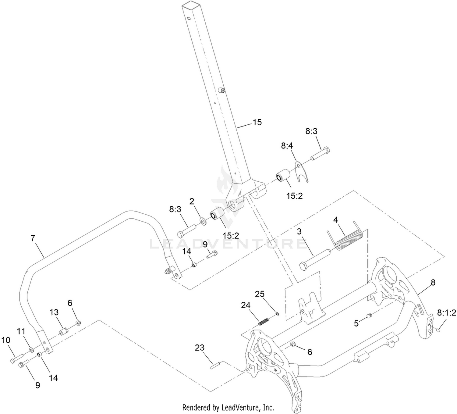 Frame and Handle Mount Assembly