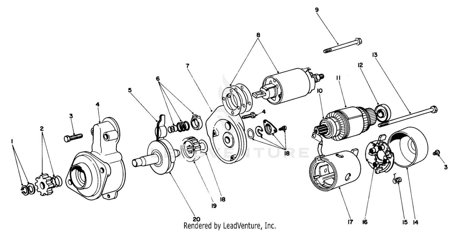 Starter Assembly No. 56-1500