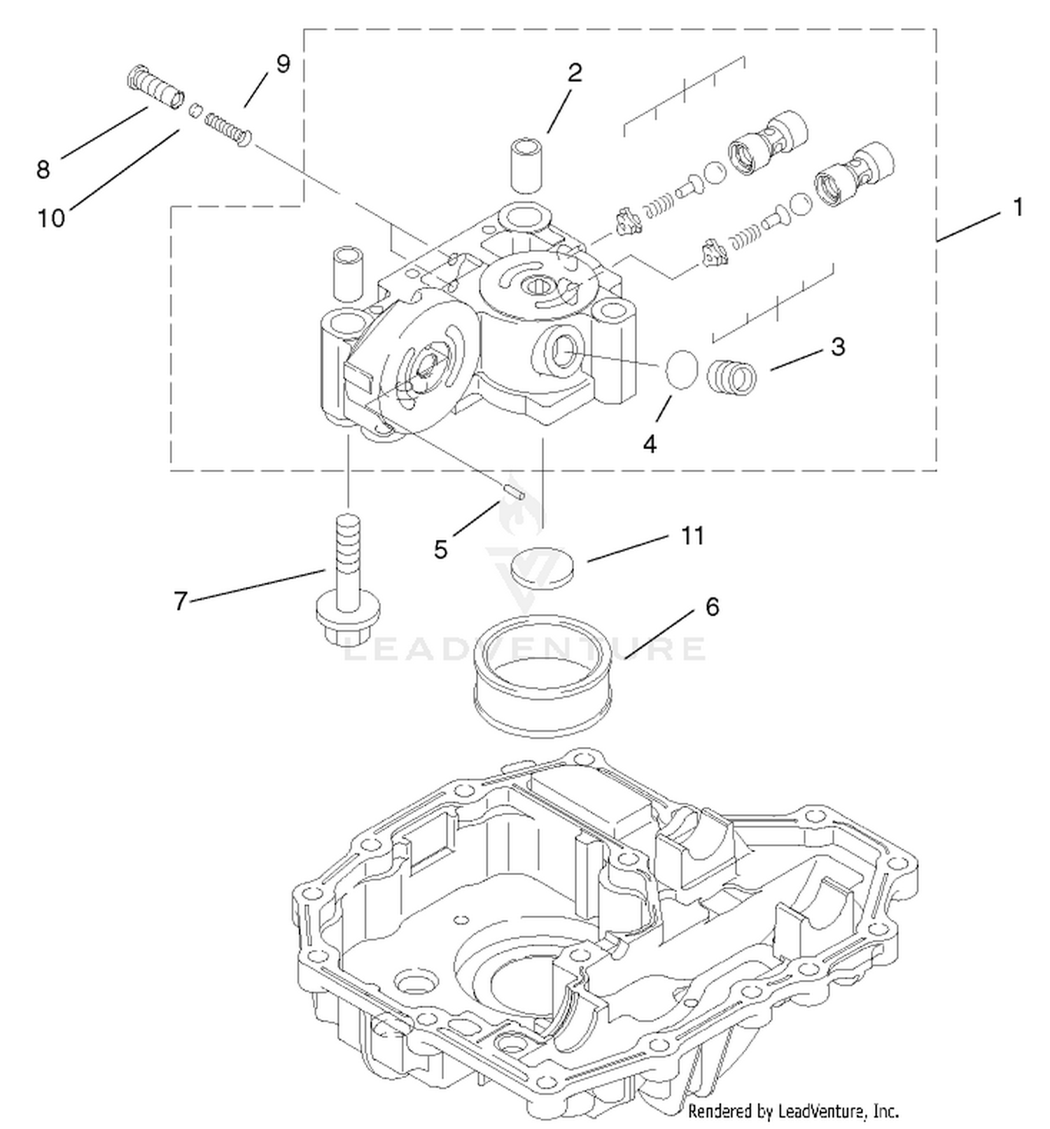 Center Case Assembly