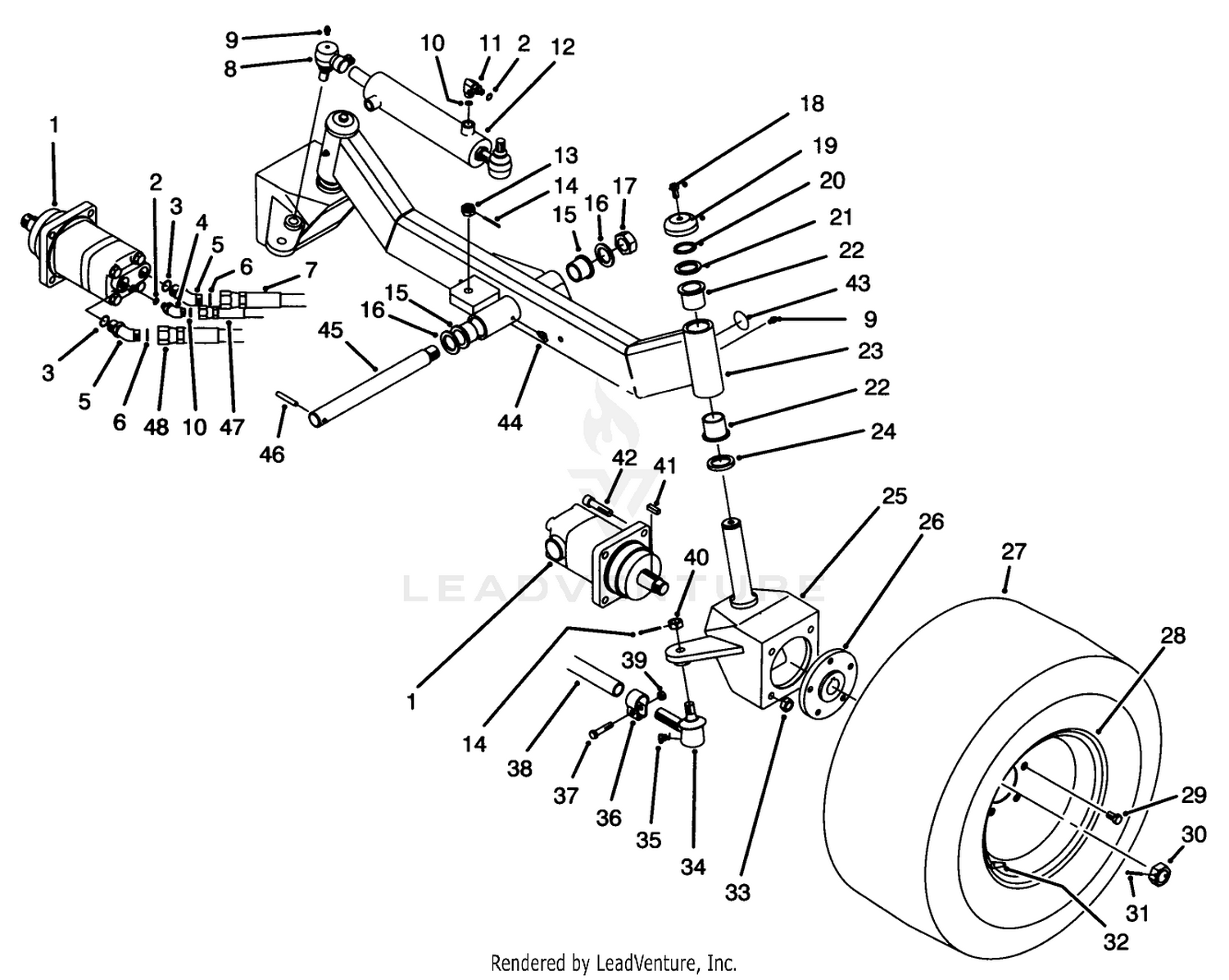 Steering Axle