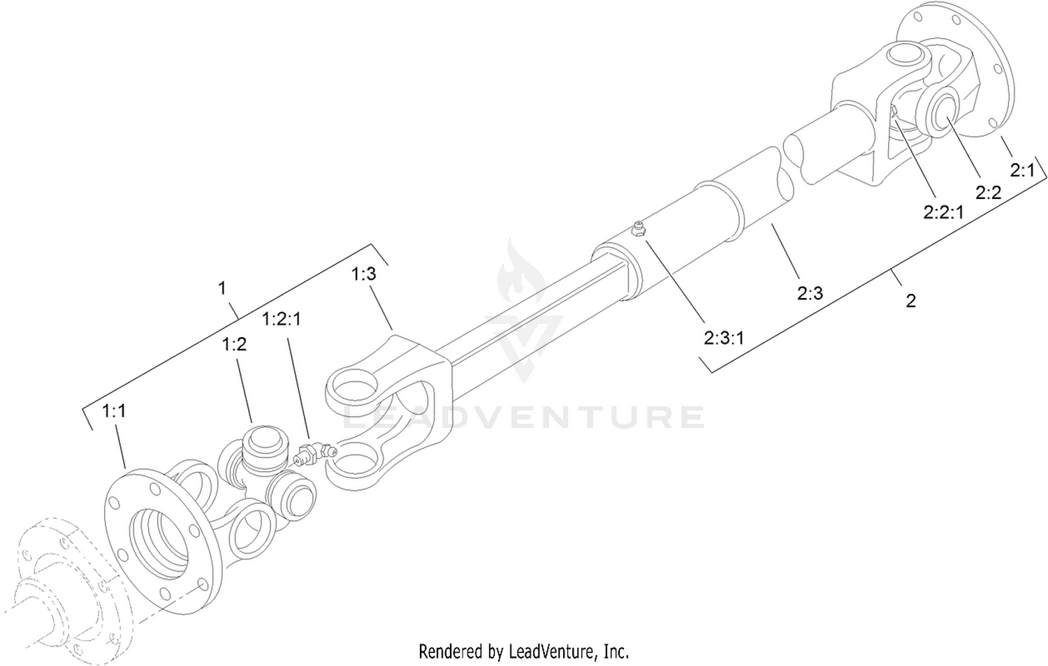 Driveshaft Assembly No. 98-5009