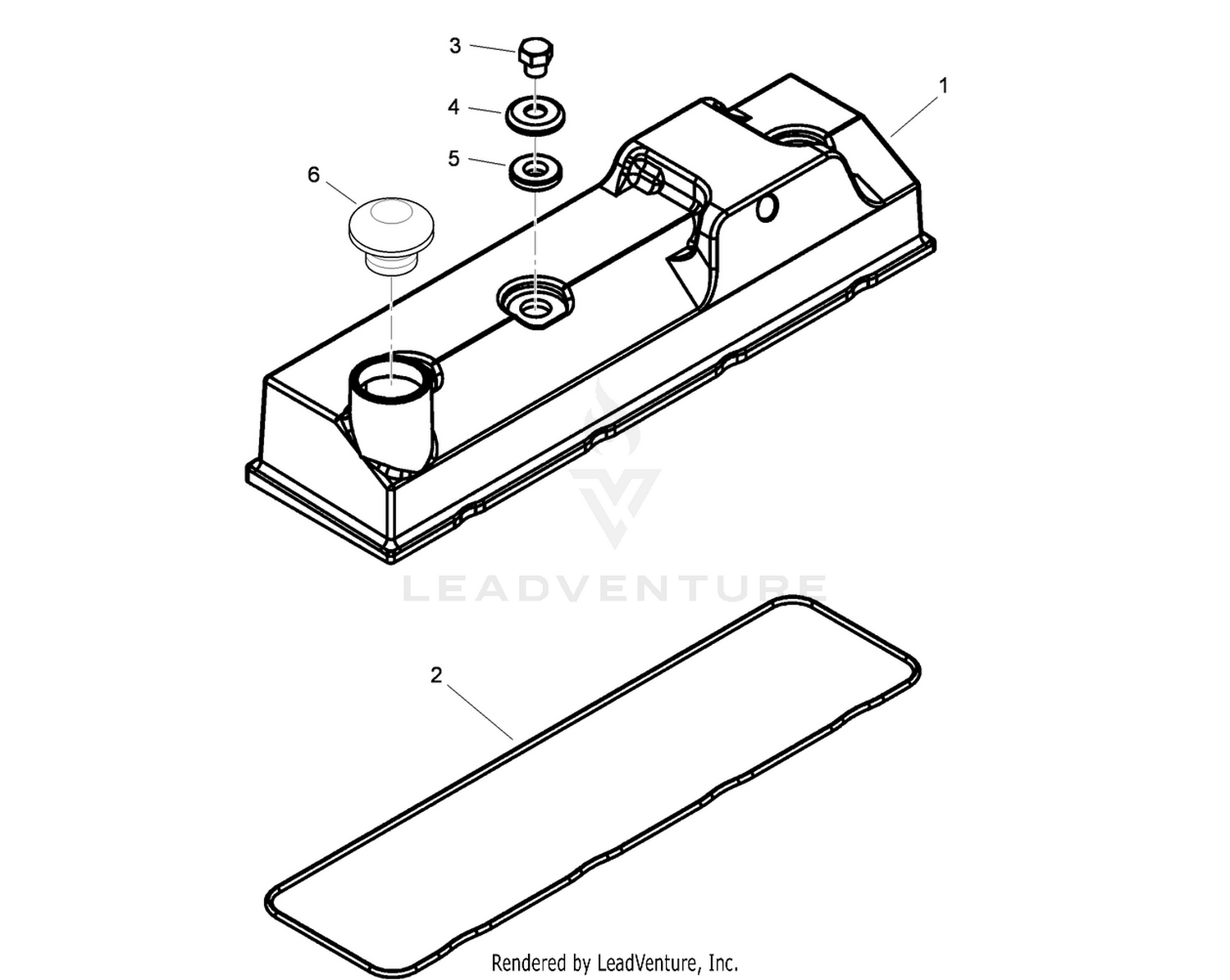 Engine Valve Cover Assembly