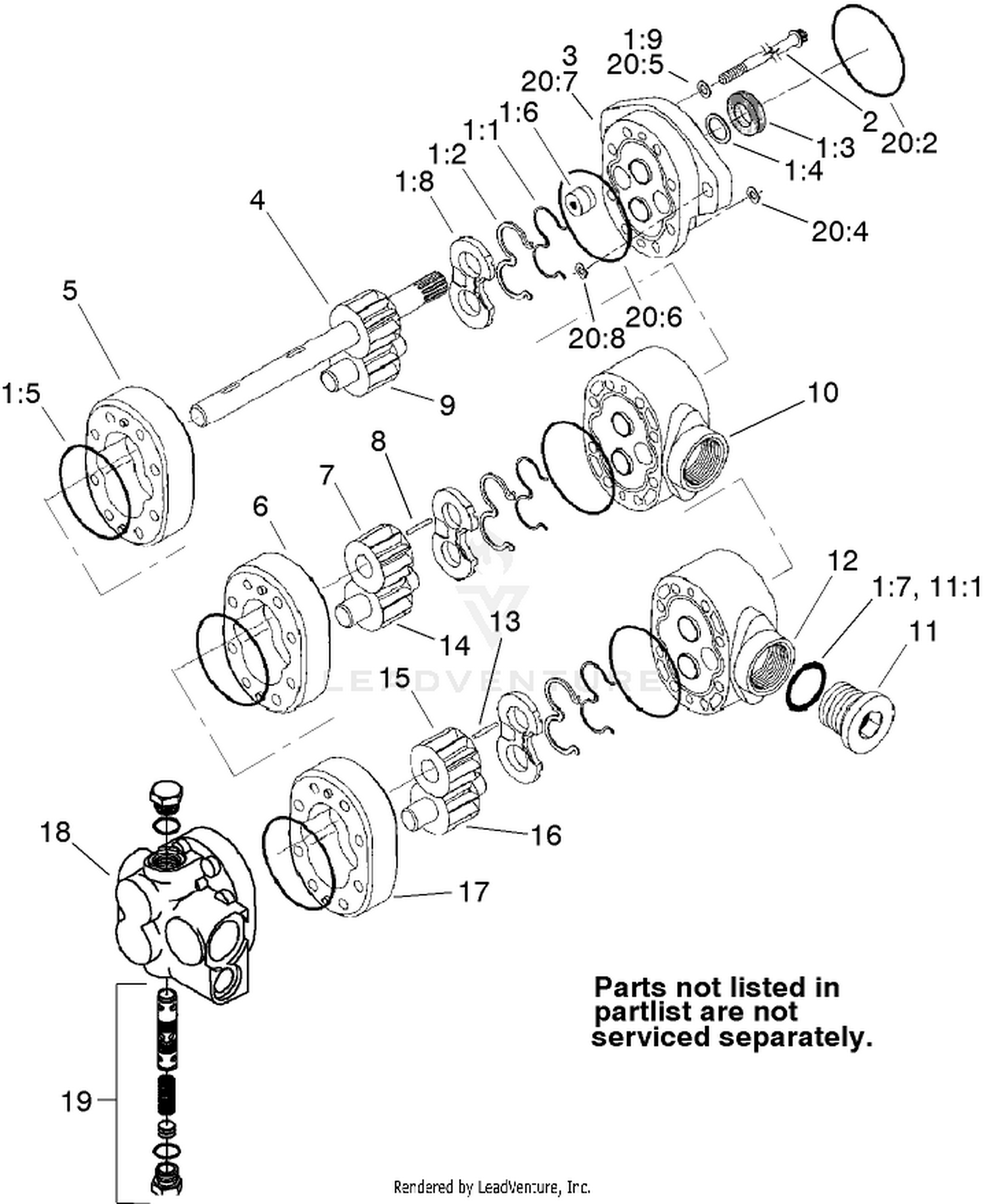 Gear Pump Assembly No. 105-7378