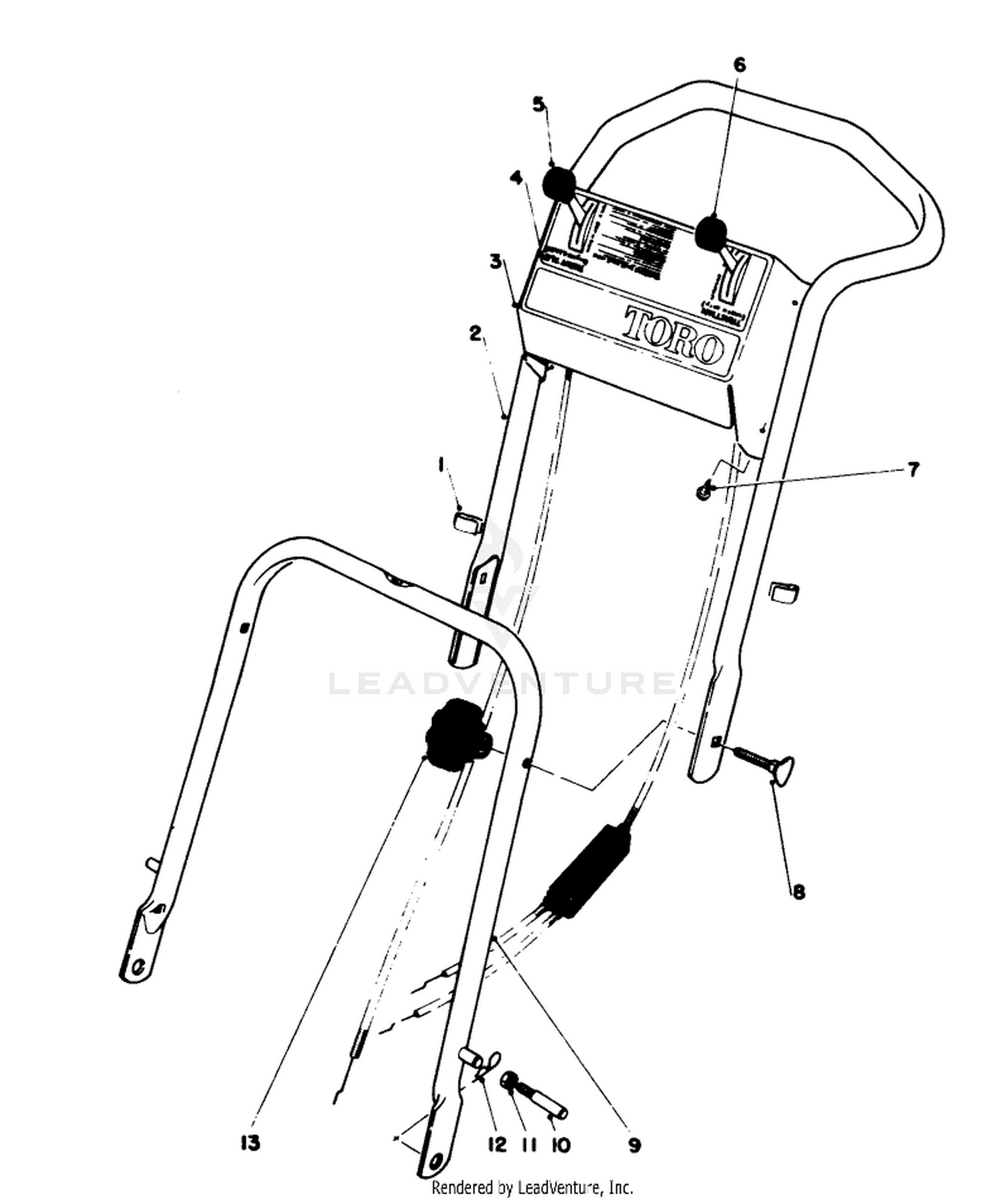 Handle Assembly Model No. 21658