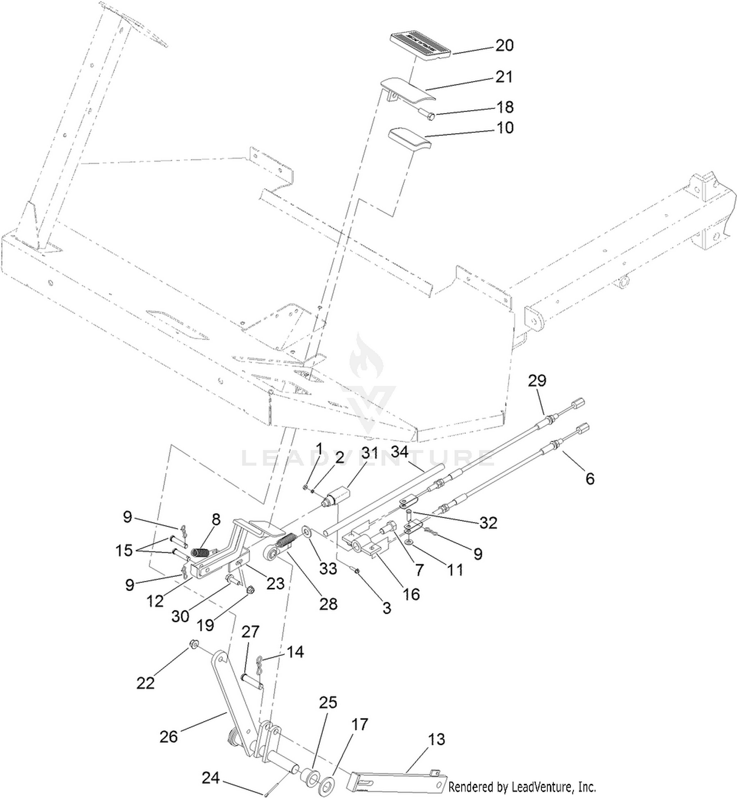 Brake Pedal Assembly