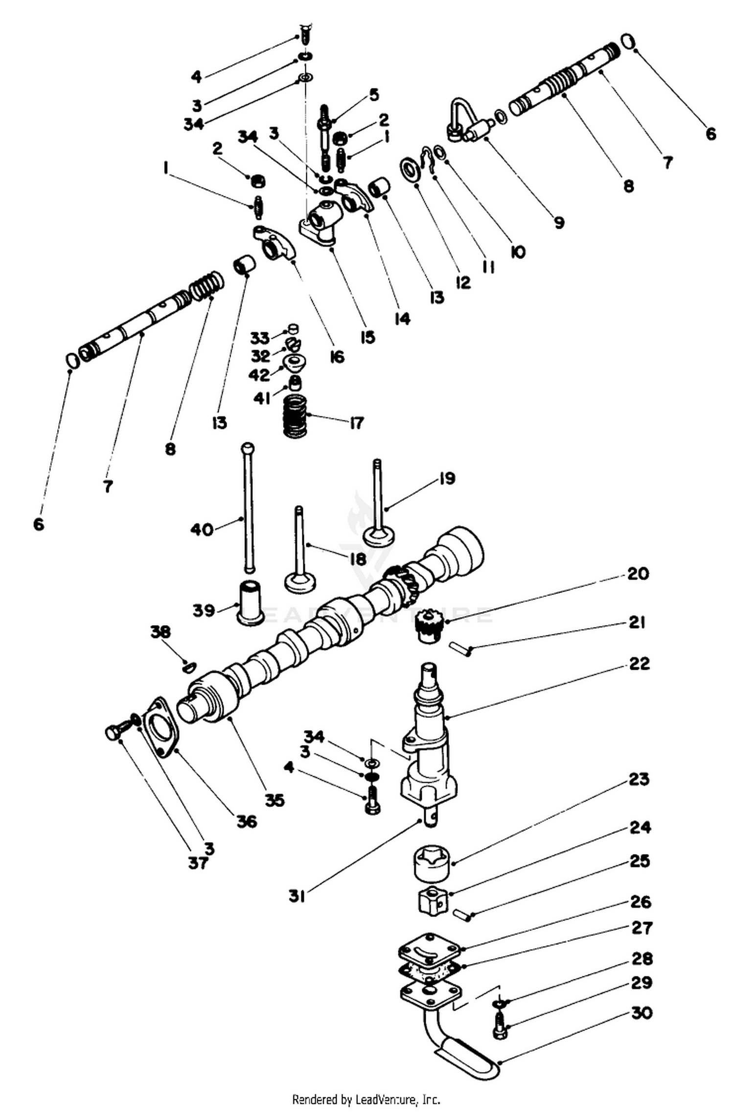 Valve, Camshaft  Pump Components