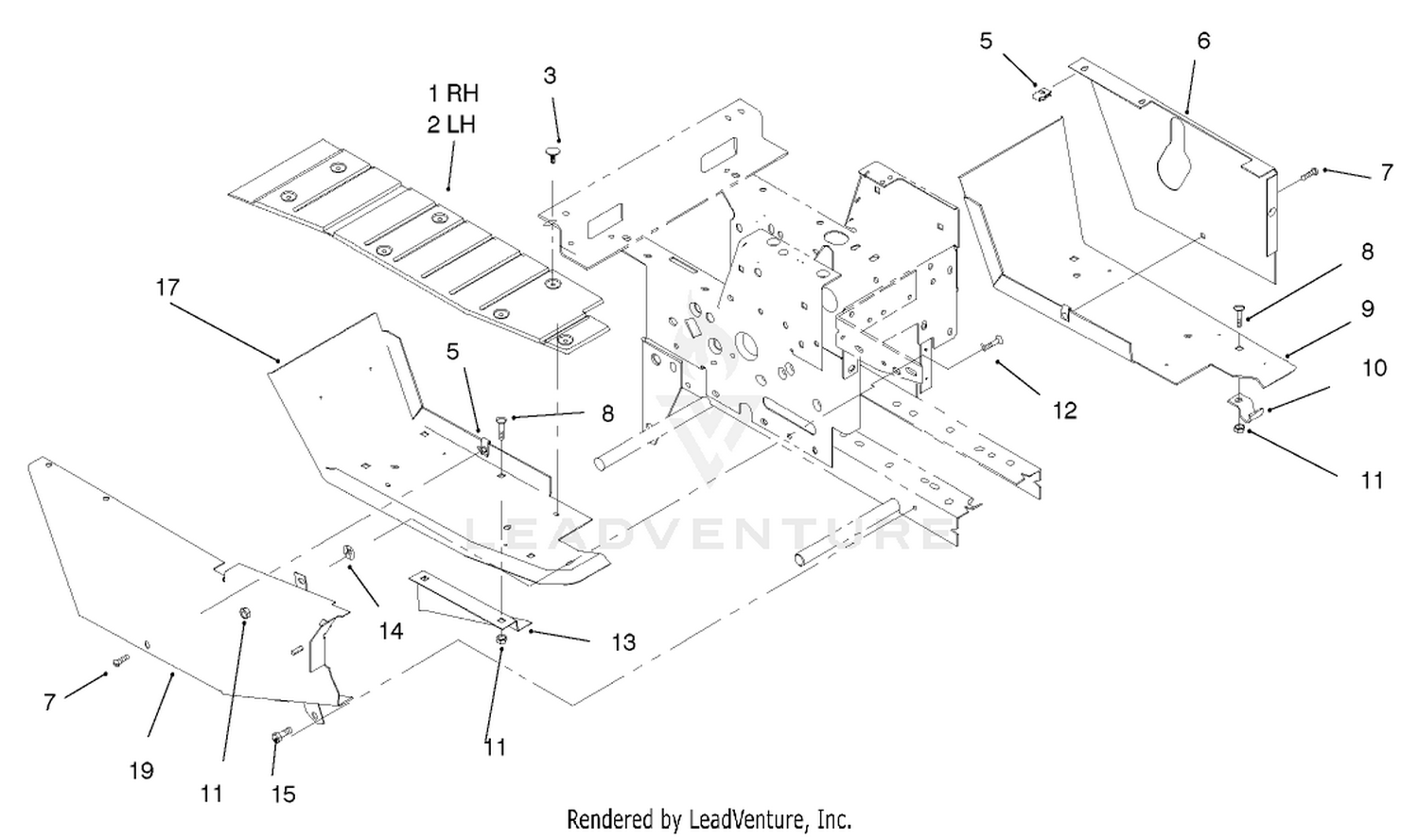 Footrest  Hoodstand Side Covers