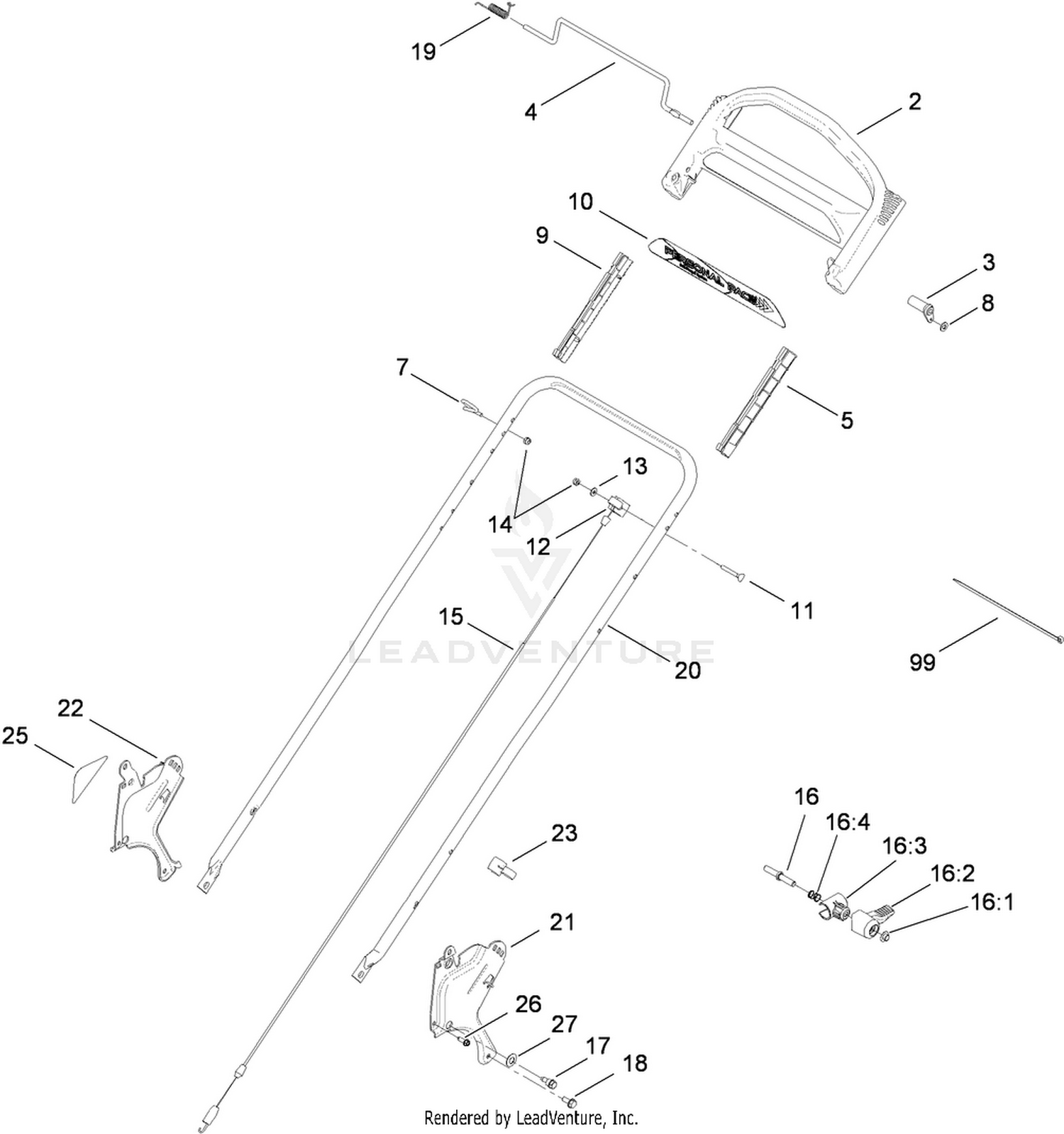 Upper Handle Assembly