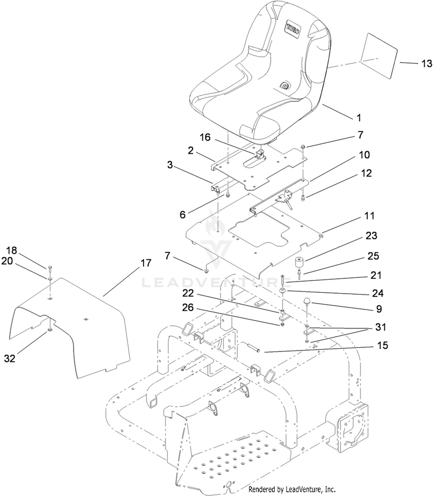 Seat and Shroud Assembly