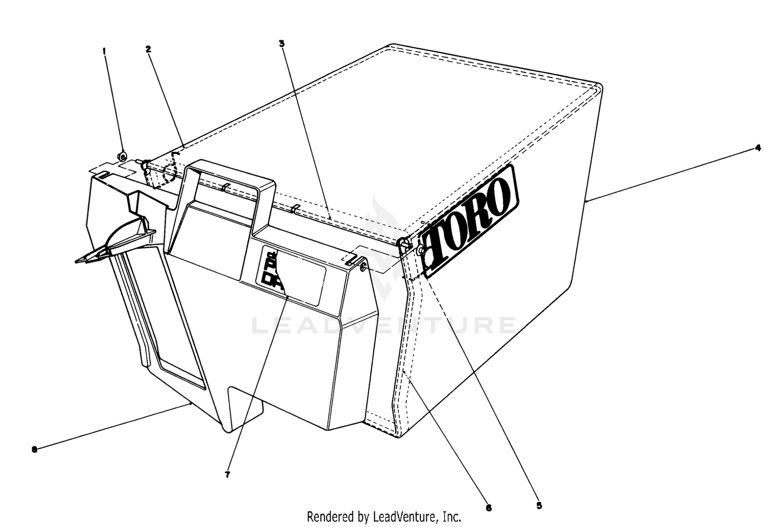 Grass Bag Assembly No. 11-0189
