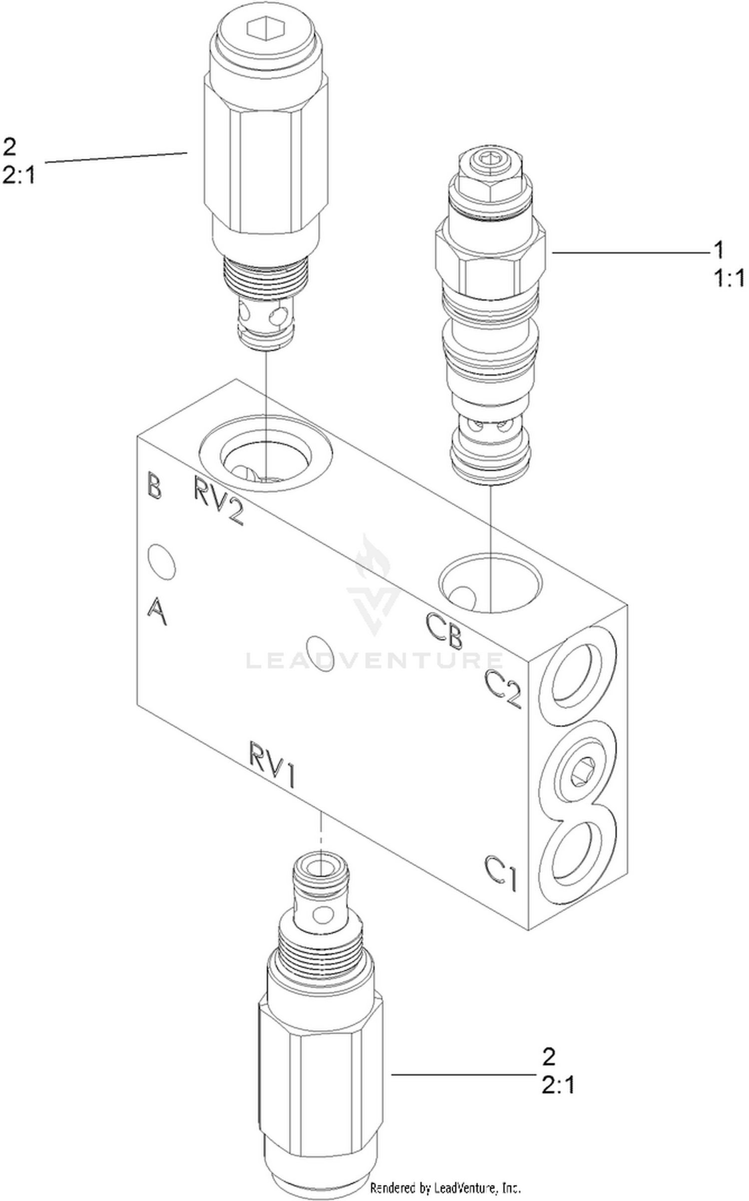 Manifold Block Assembly No. 115-8961