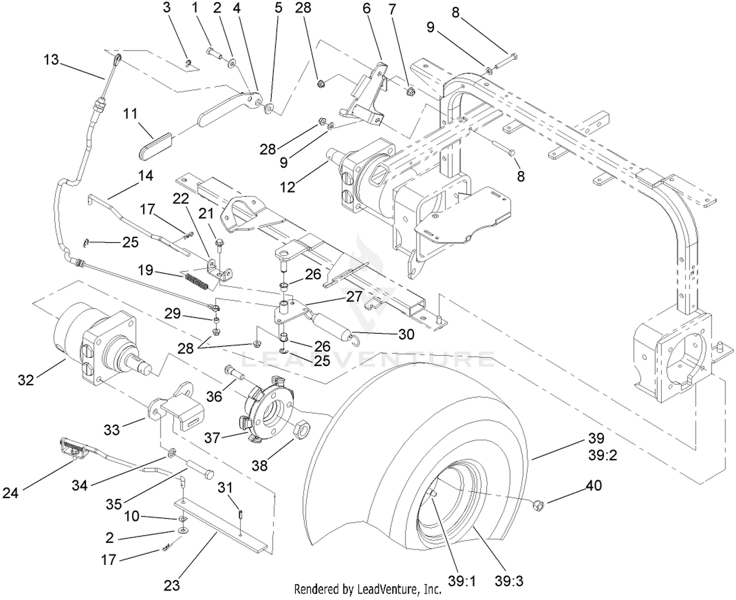 Rear Wheel Assembly