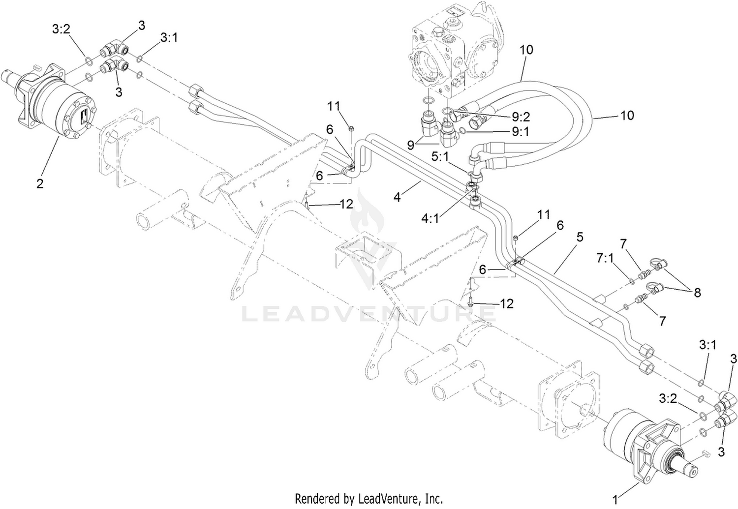 Traction Hydraulic Assembly