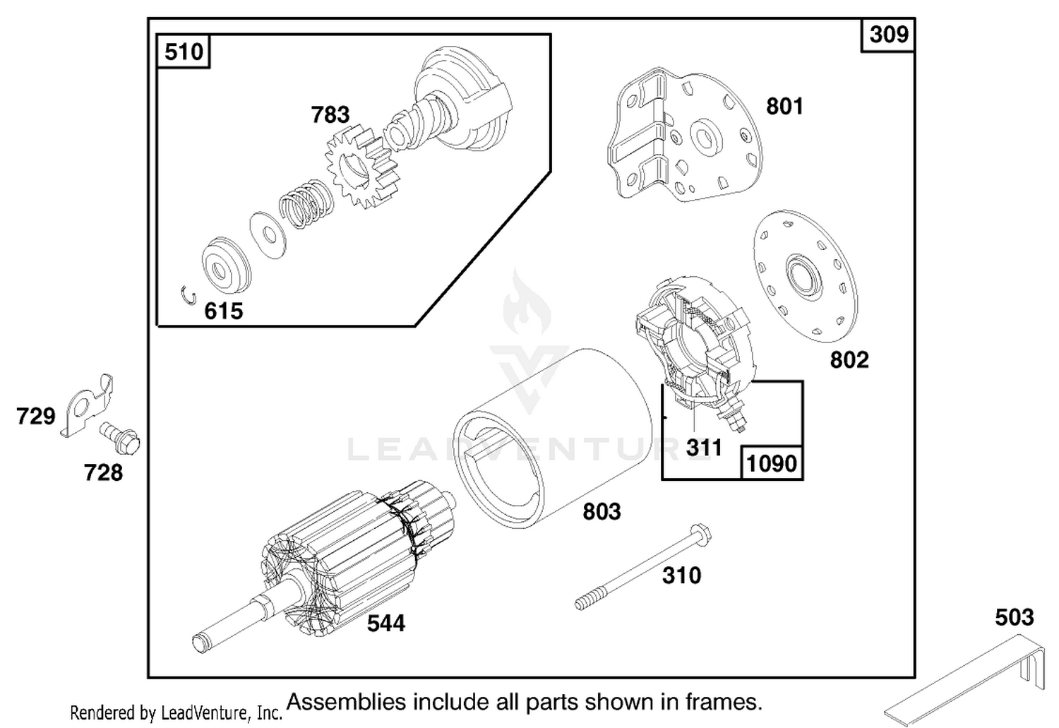 Engine Briggs  Stratton Model 28m707-0127-01 8