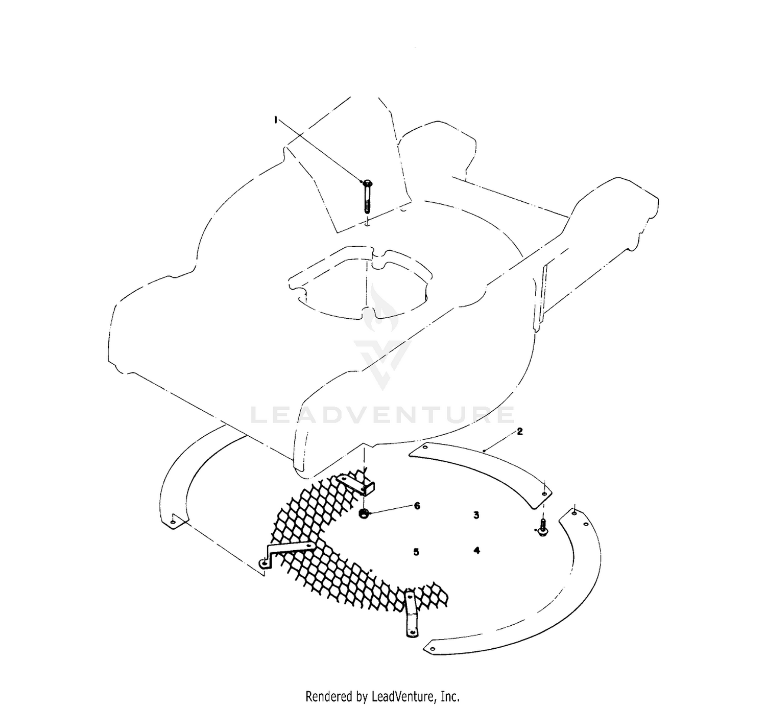 Leaf Shredder Kit No. 59100 (optional)