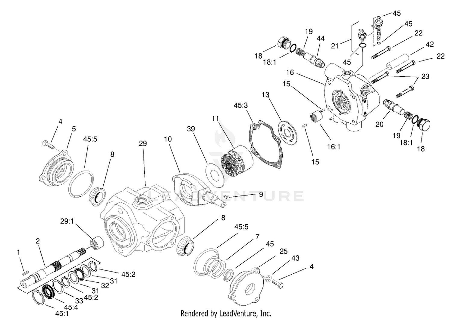 Piston Pump Assembly No. 104-0428