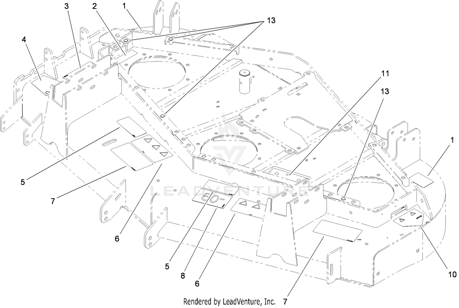 Deck Assembly No. 107-7271