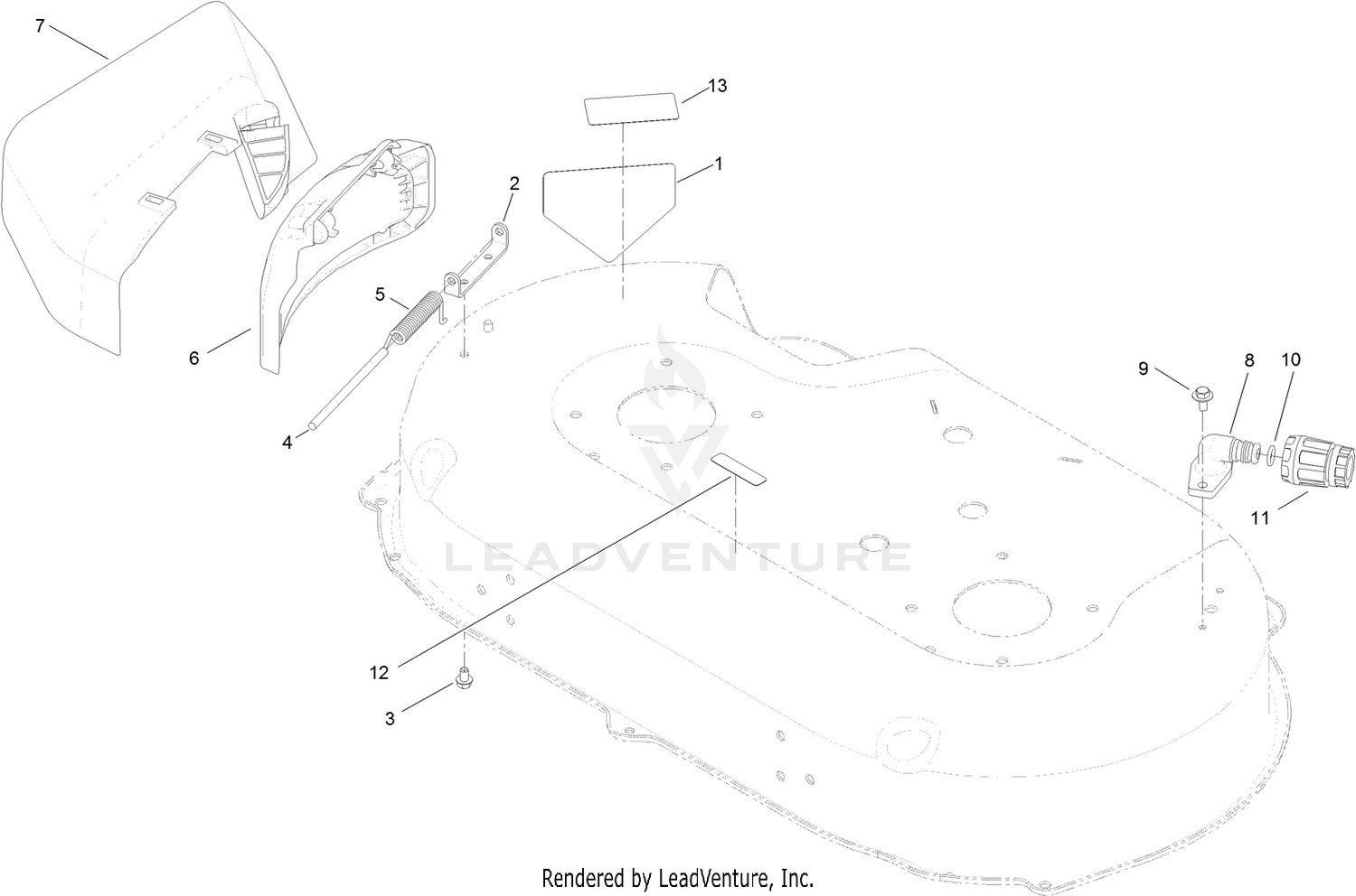 Side Discharge Chute Assembly