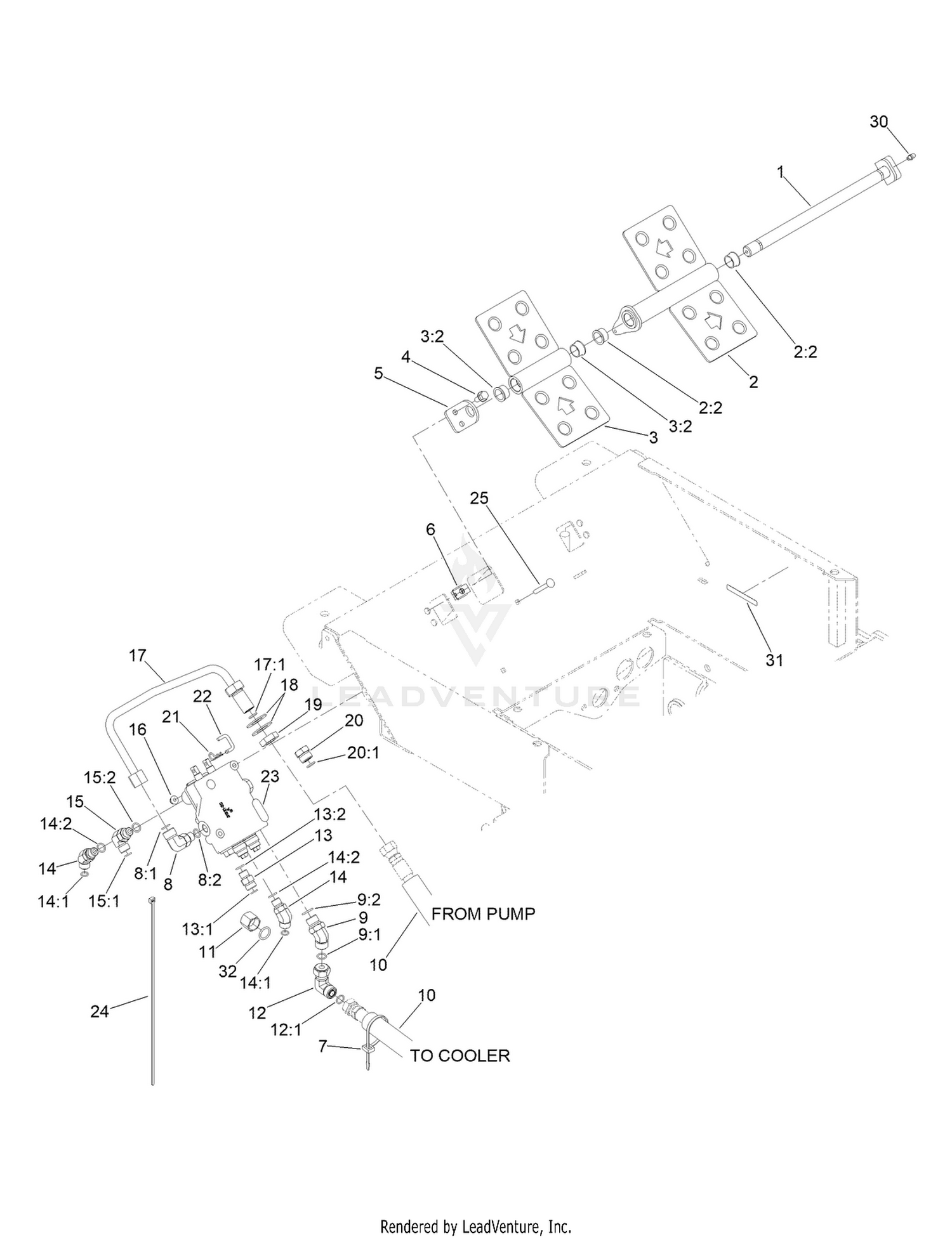 Control Valve and Pedal Assembly