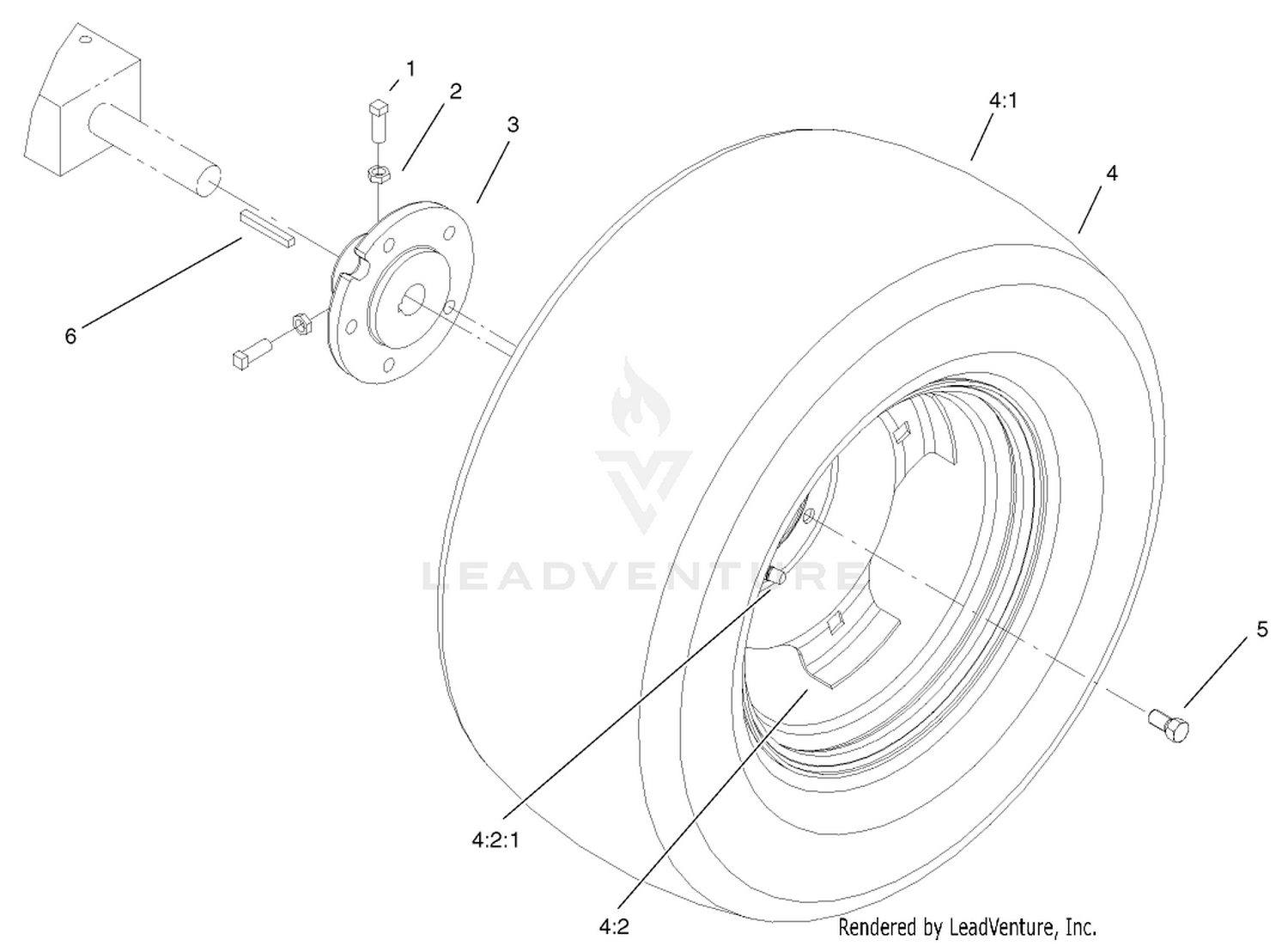 Rear Wheel Assembly