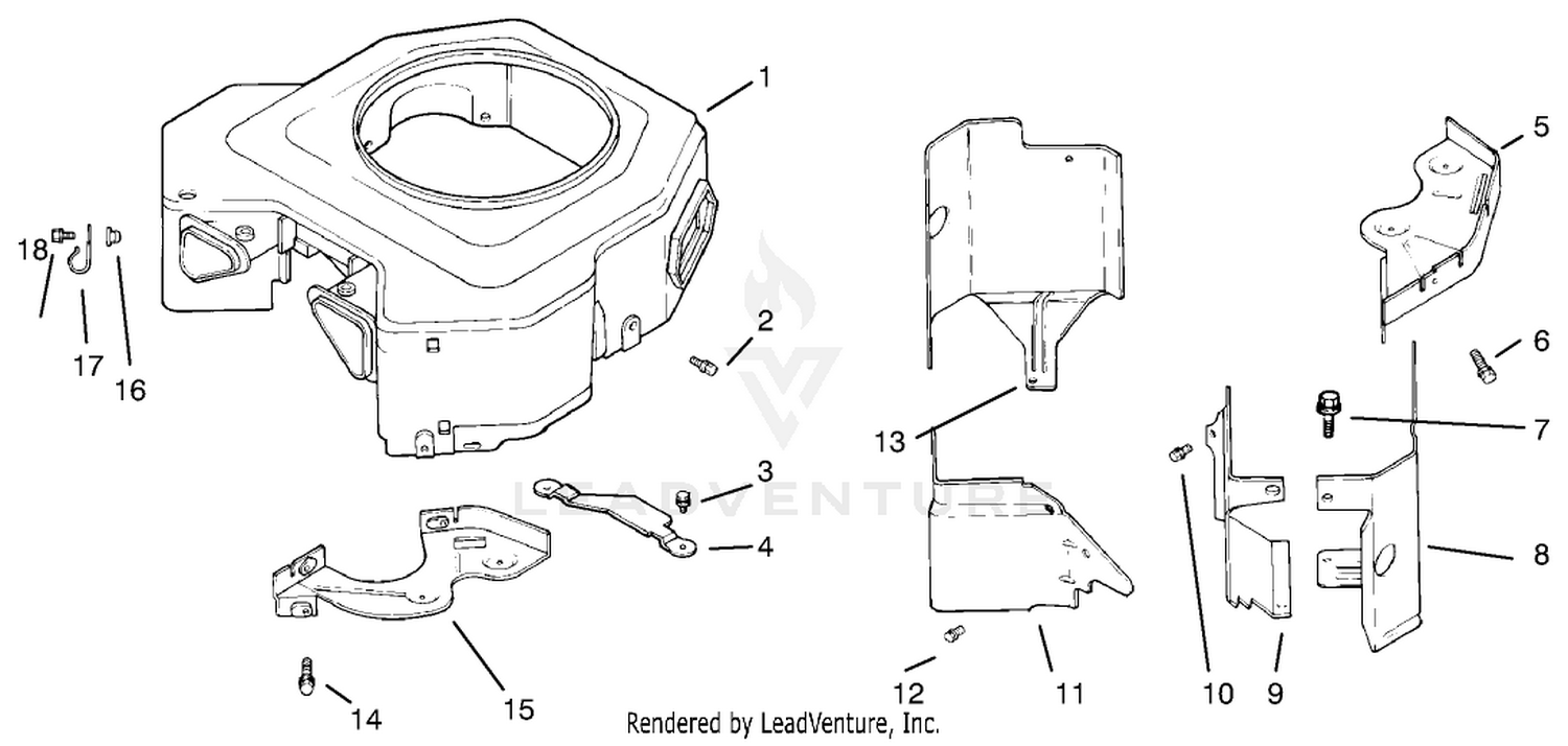 Blower Housing  Baffles