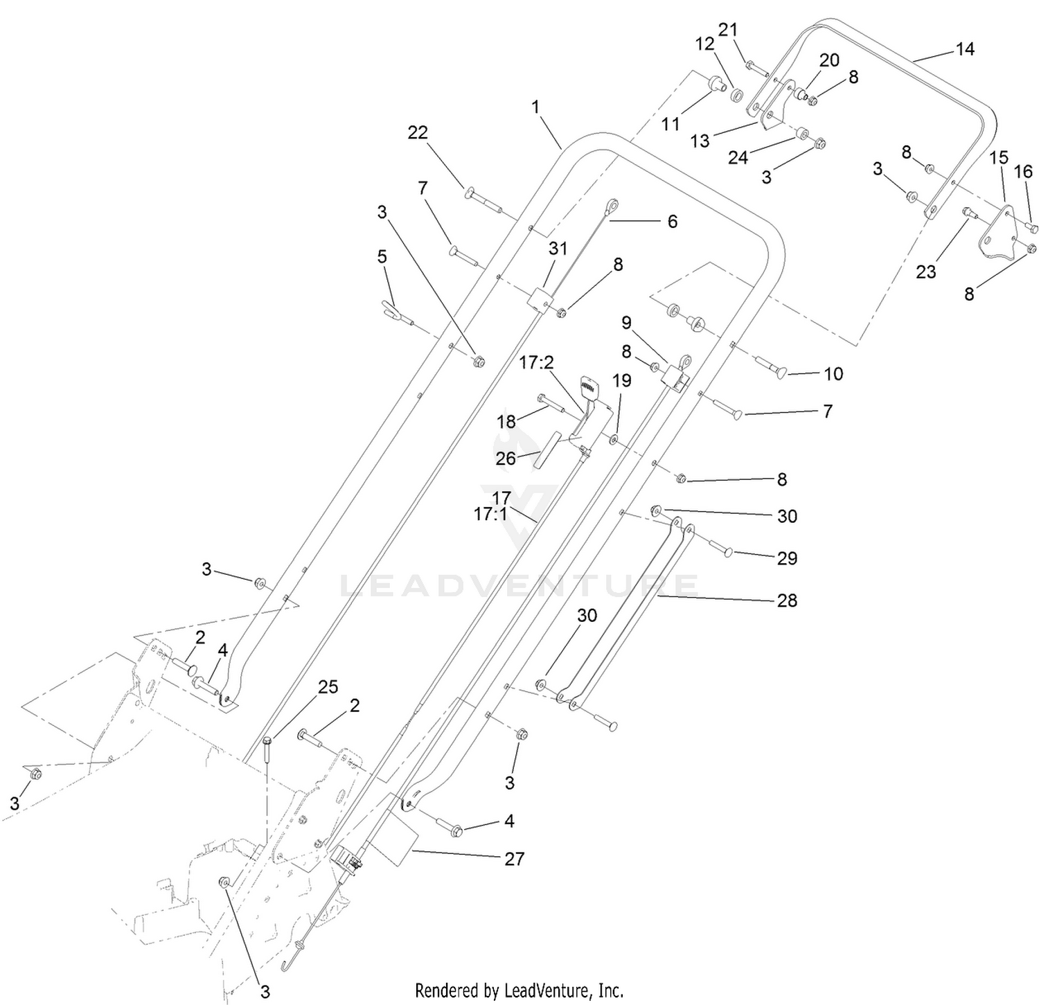 Handle and Control Assembly